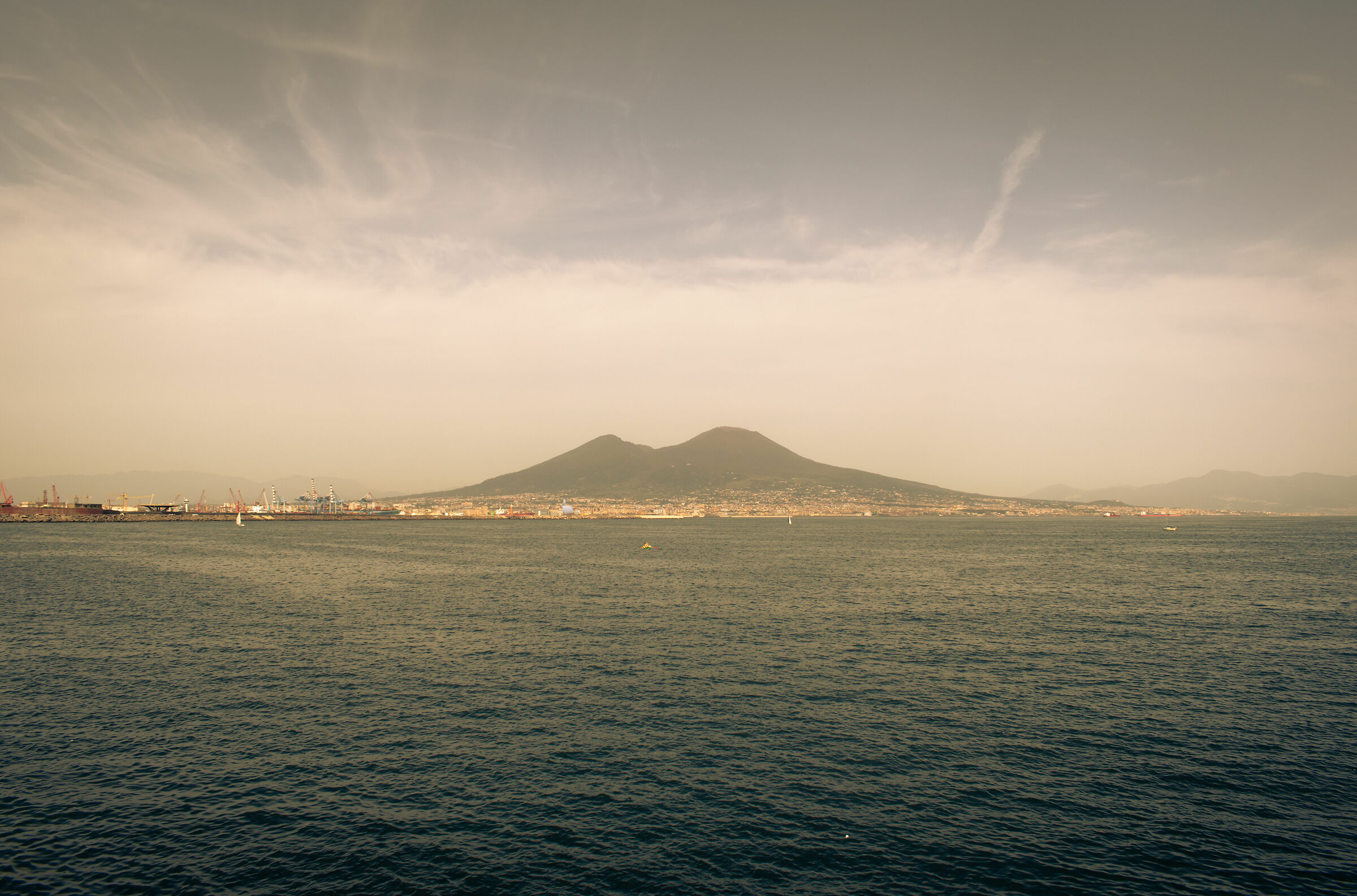 Vesuvius in the Blue