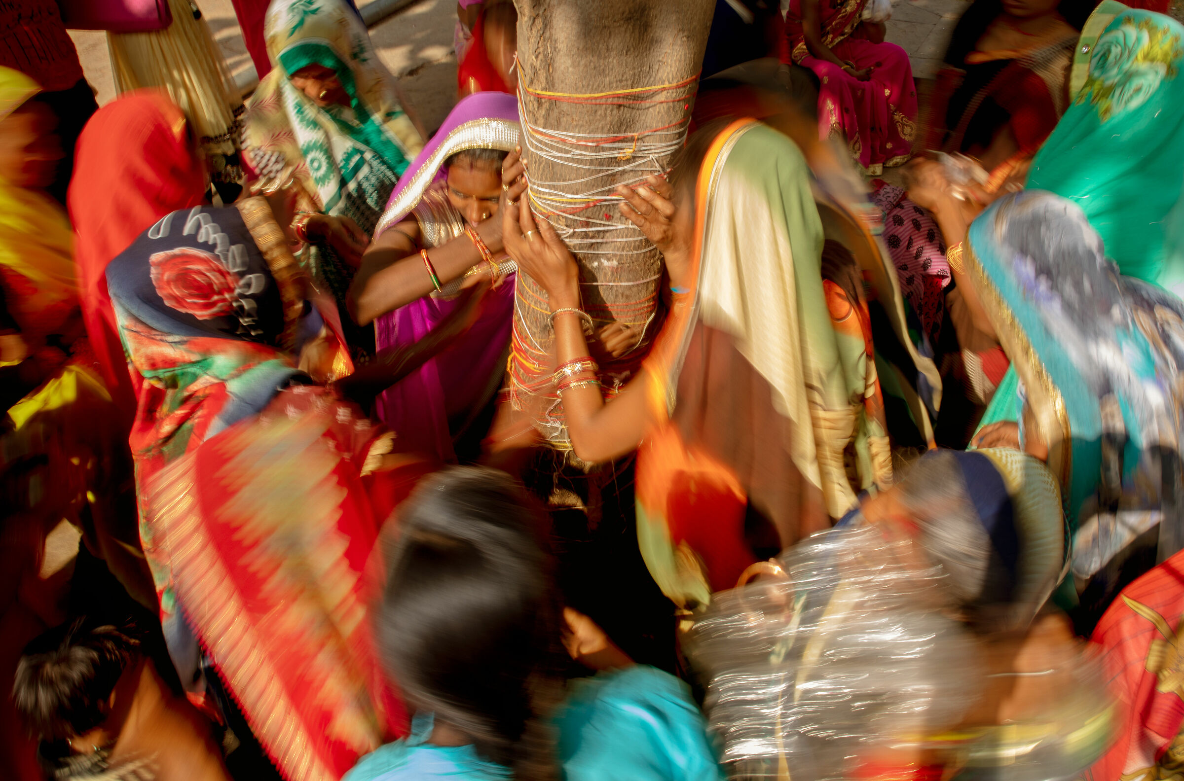 Worship rites. Orchha, 2018.