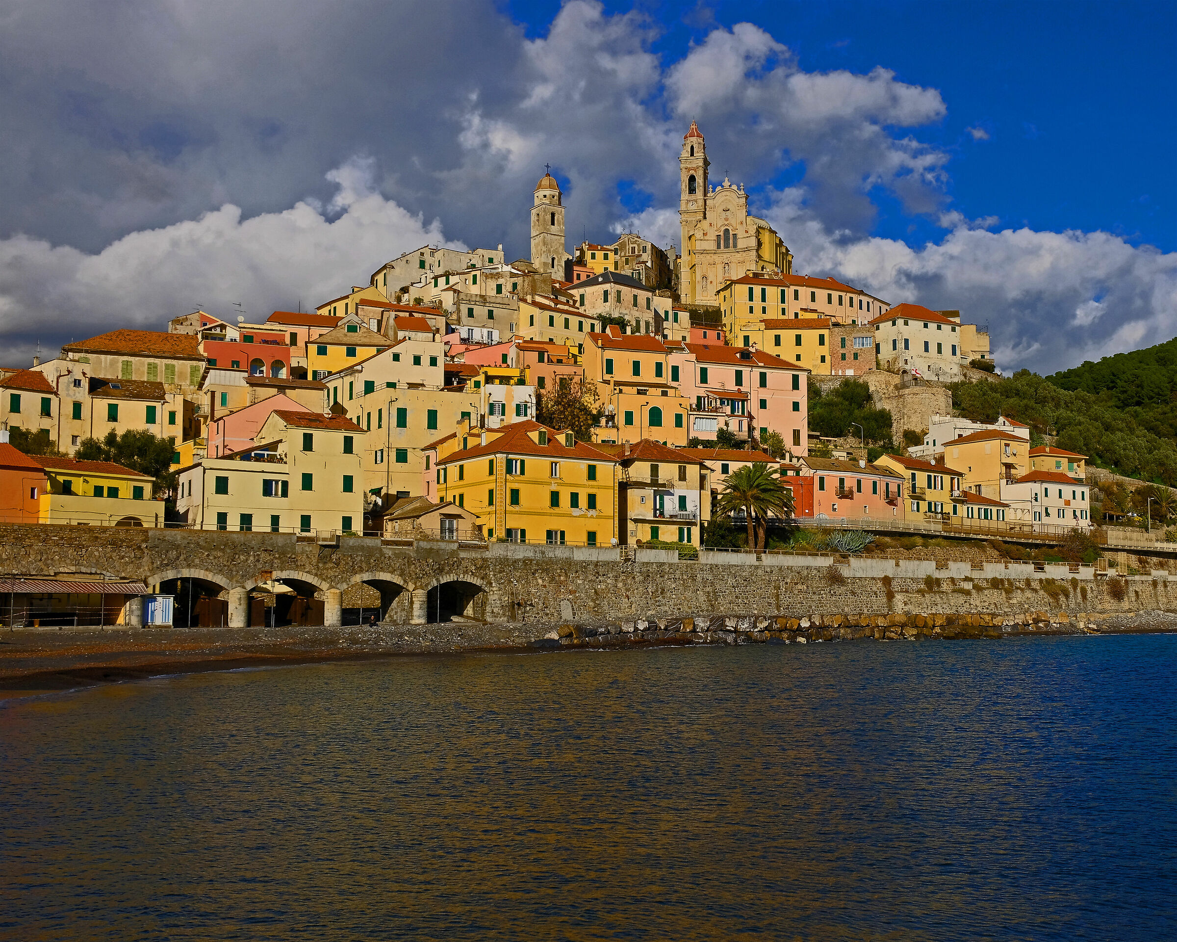 Nuvole su Cervo Ligure