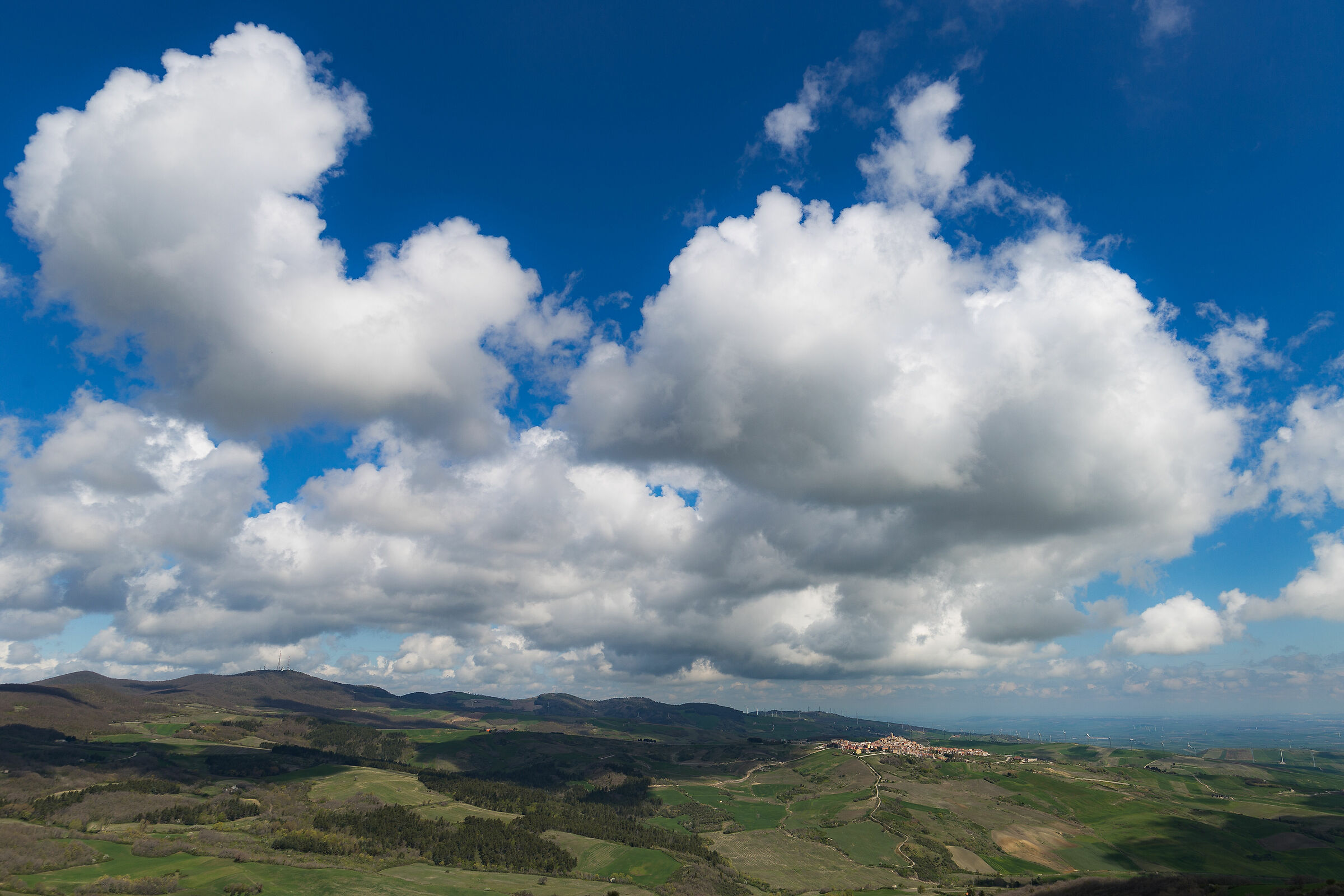 From the same height as the clouds