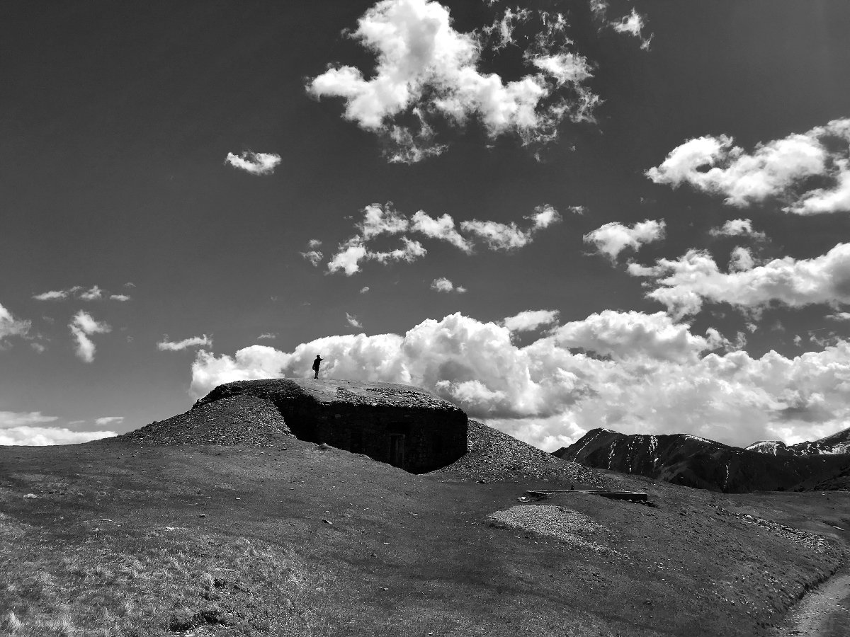 Selfie in the clouds