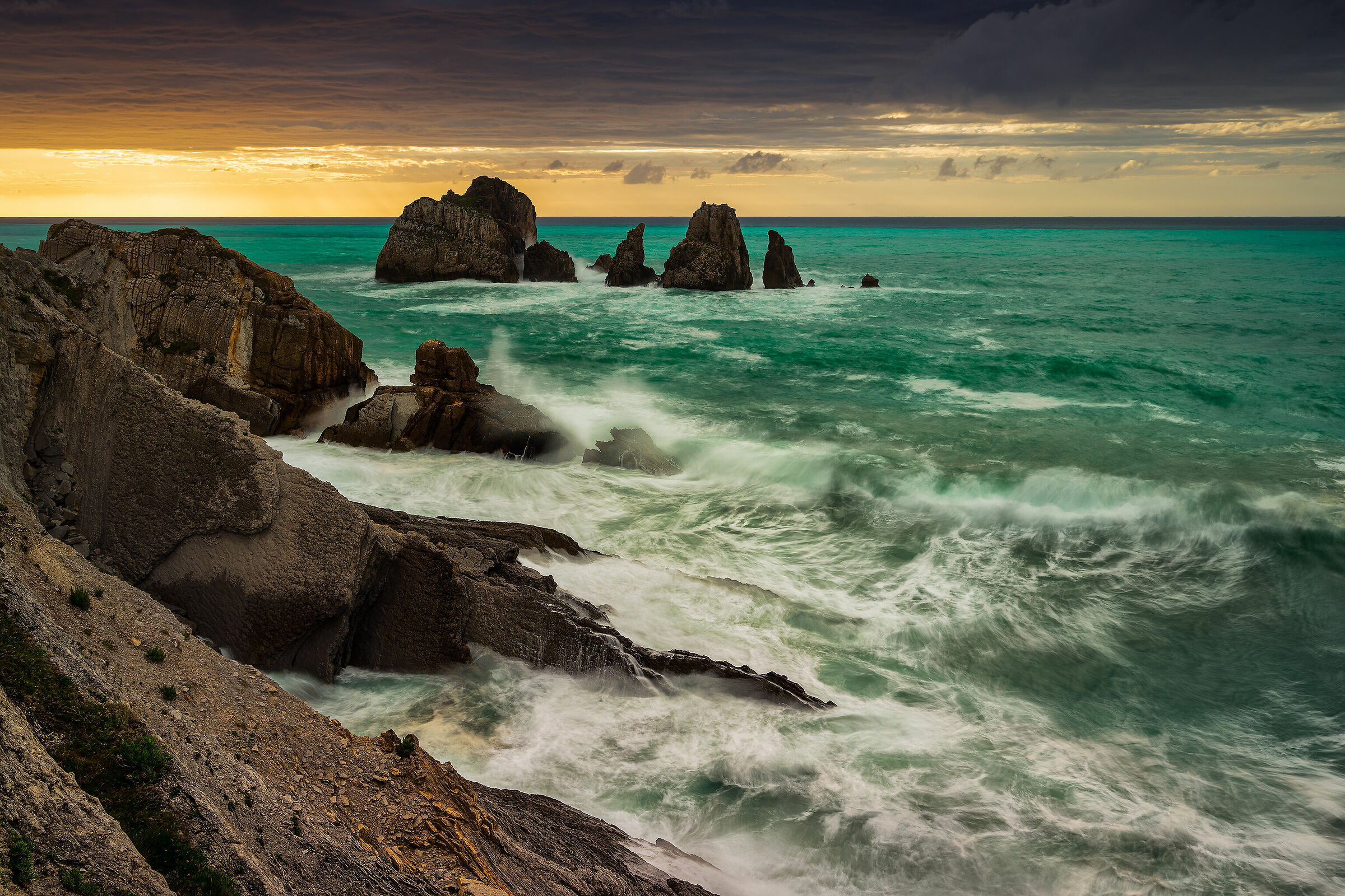 Playa de La Arnía, Cantabria