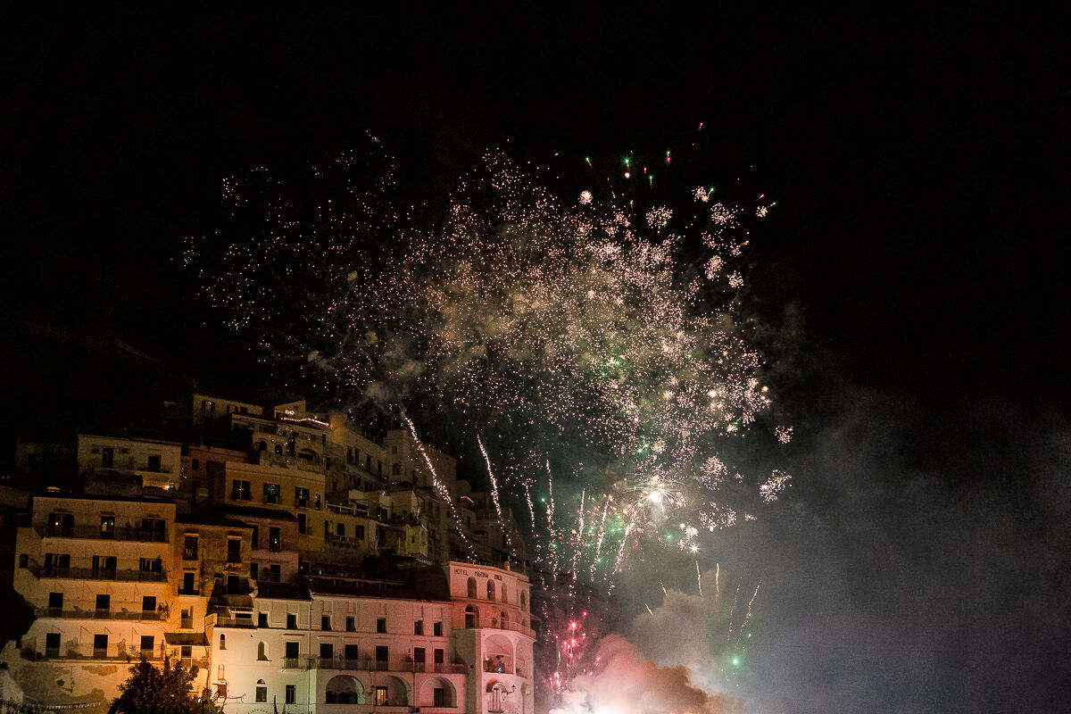 Amalfi by night.