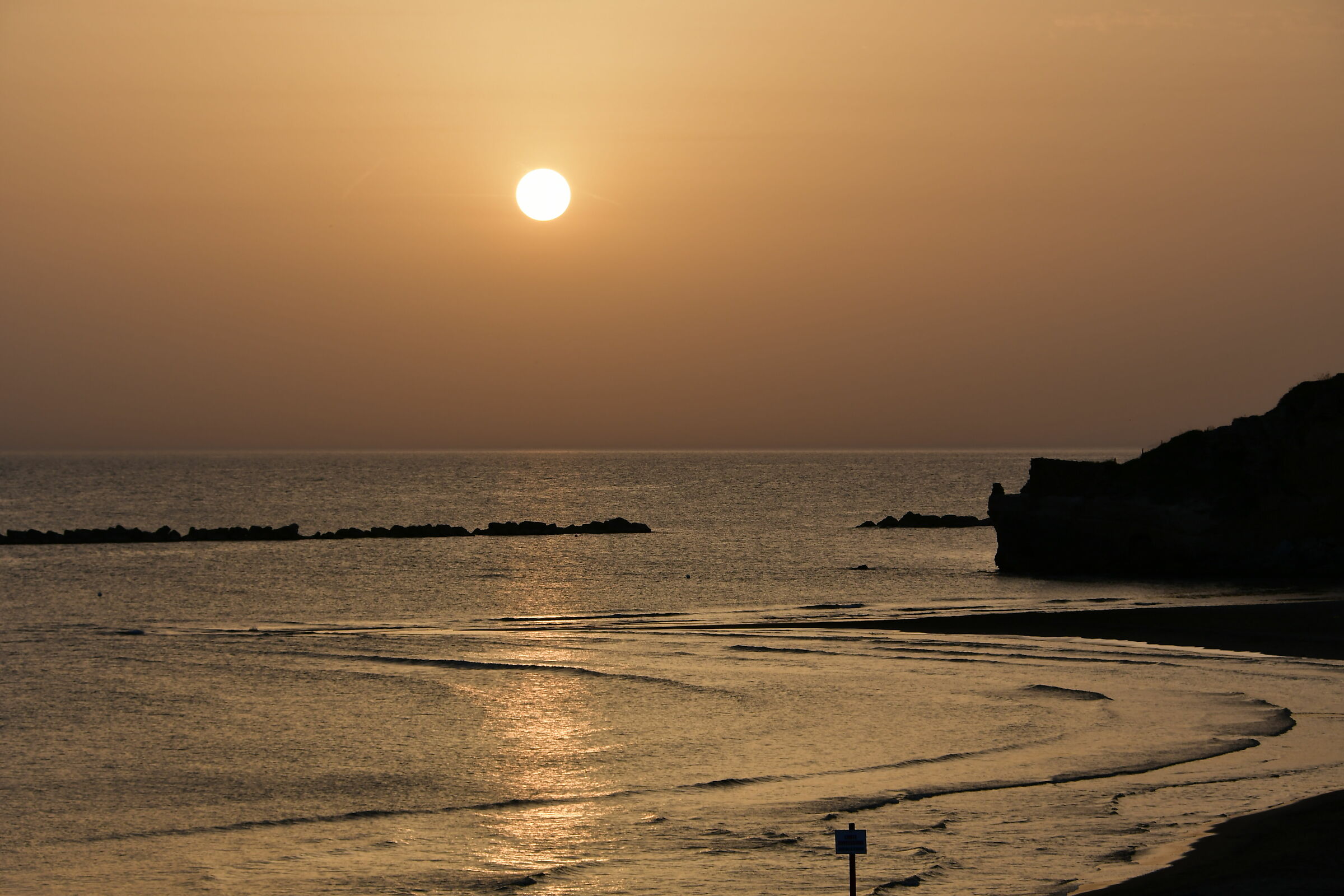 Anzio....un tramonto un po insolito