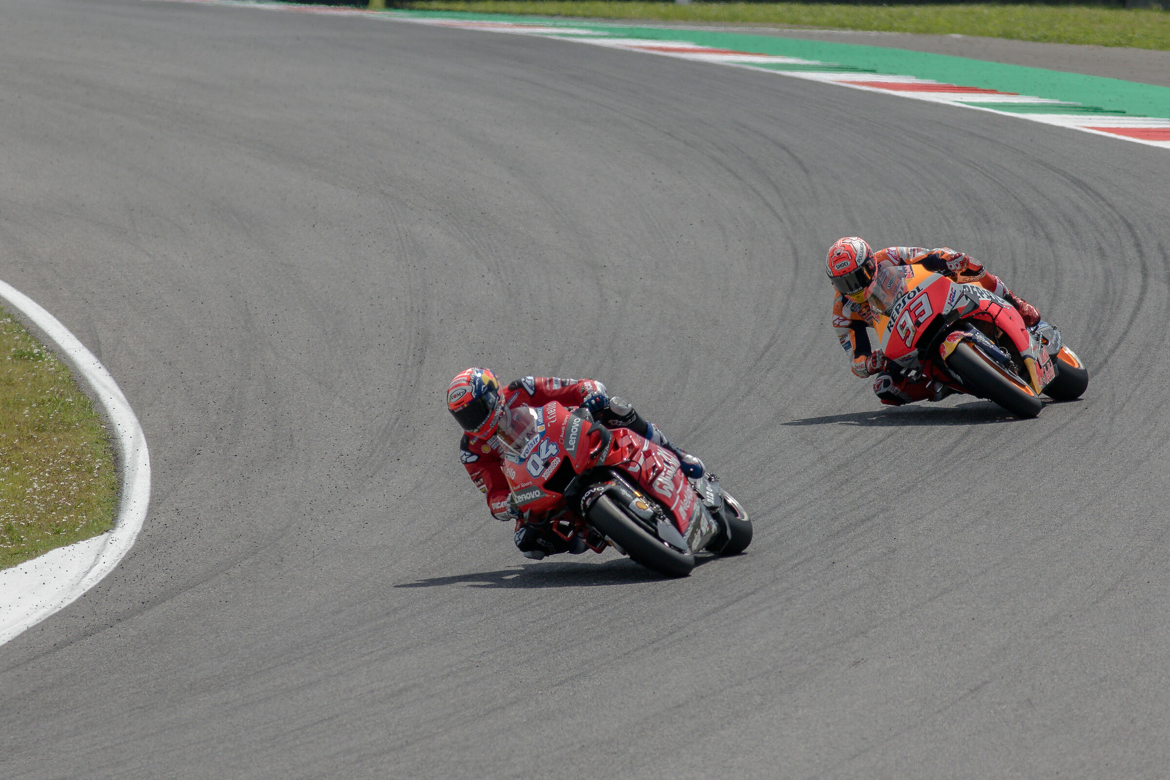 Dovizioso e Marquez
