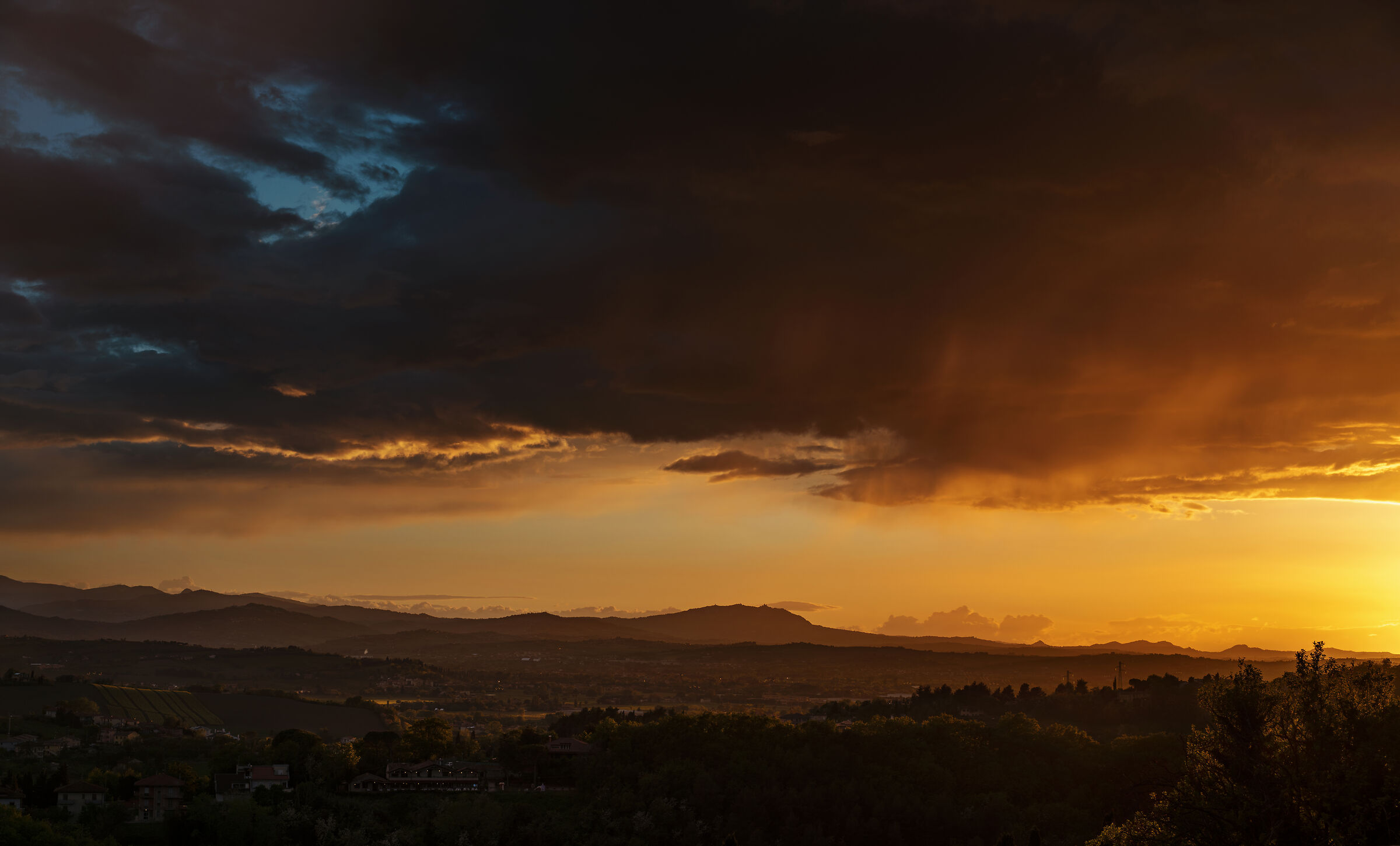 Tramonto da Gradara