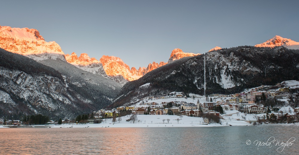 Una cartolina da Molveno