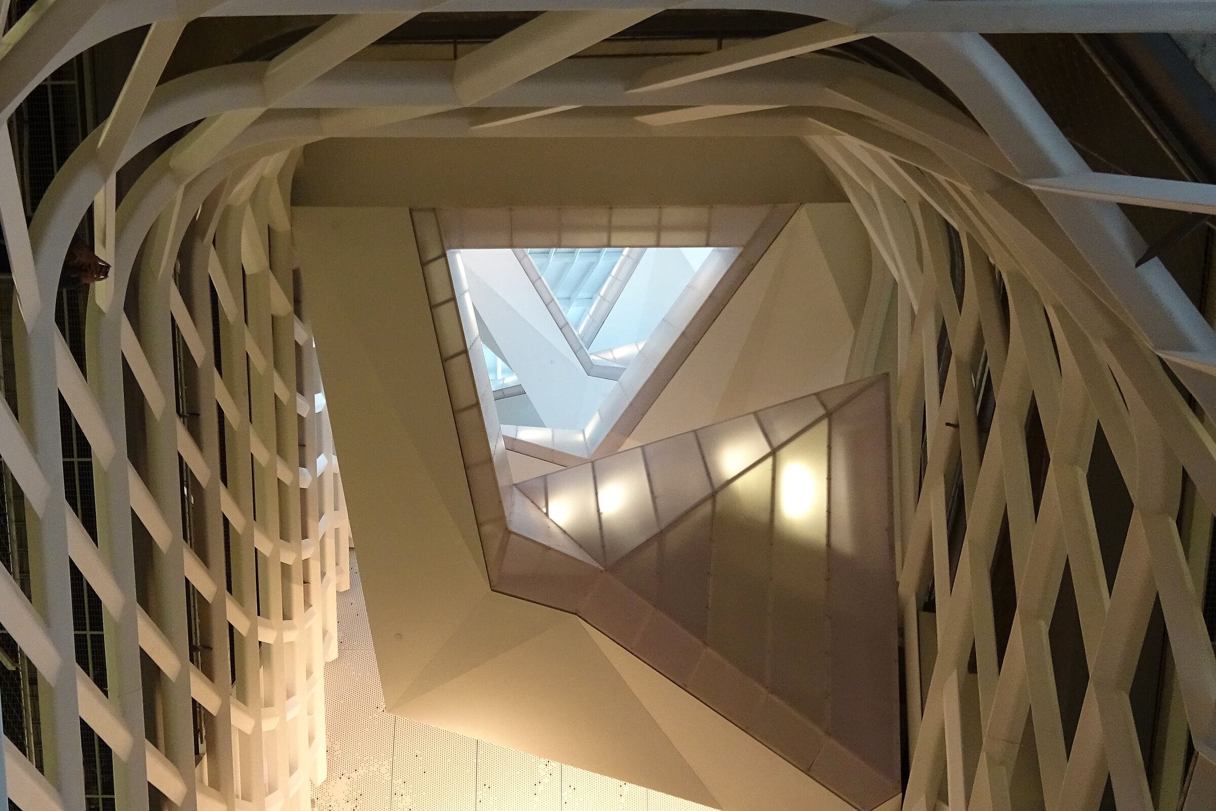 New York Cooper Union. Internal staircase Compartment