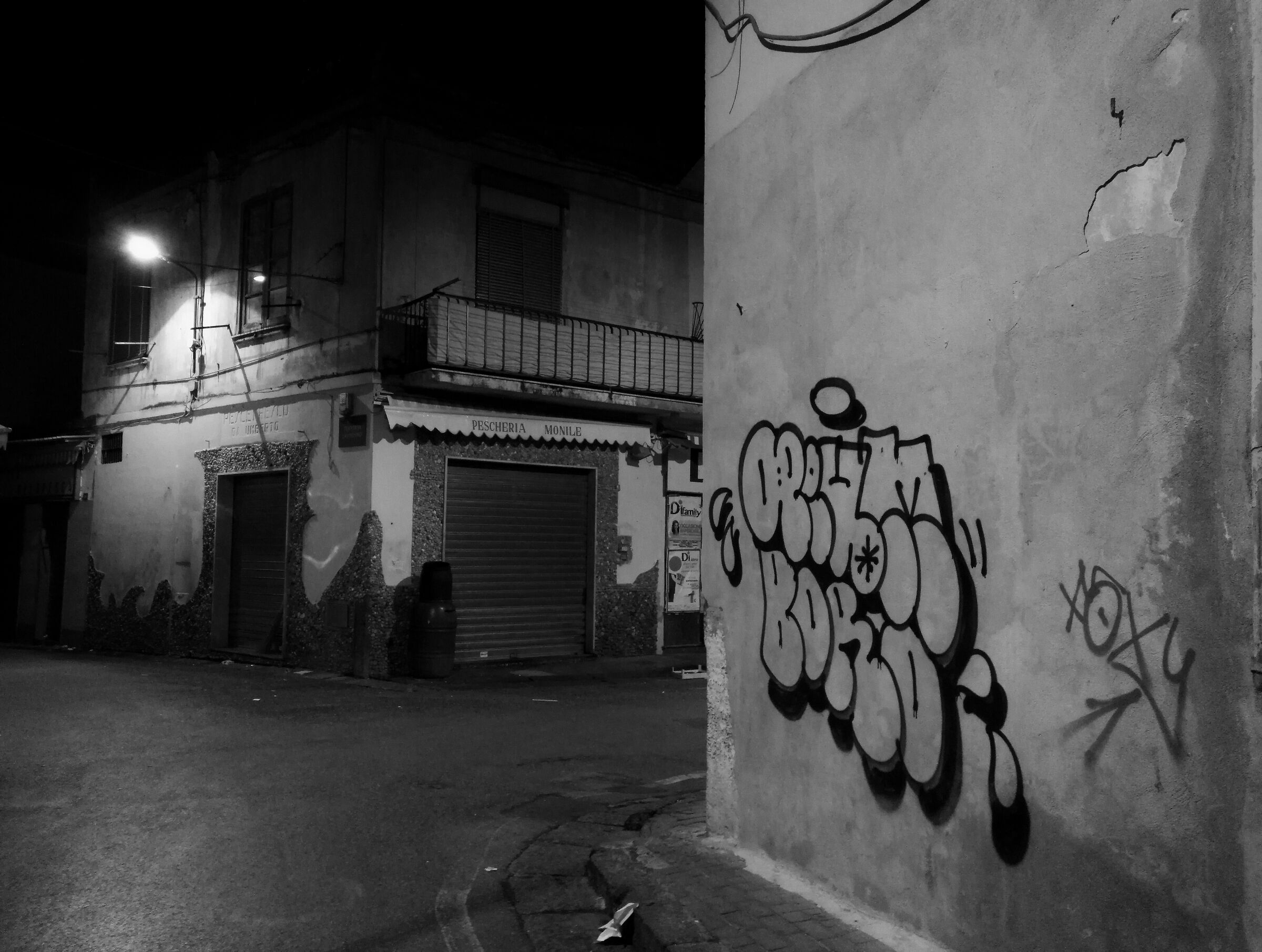 The night between the Torresi alleys