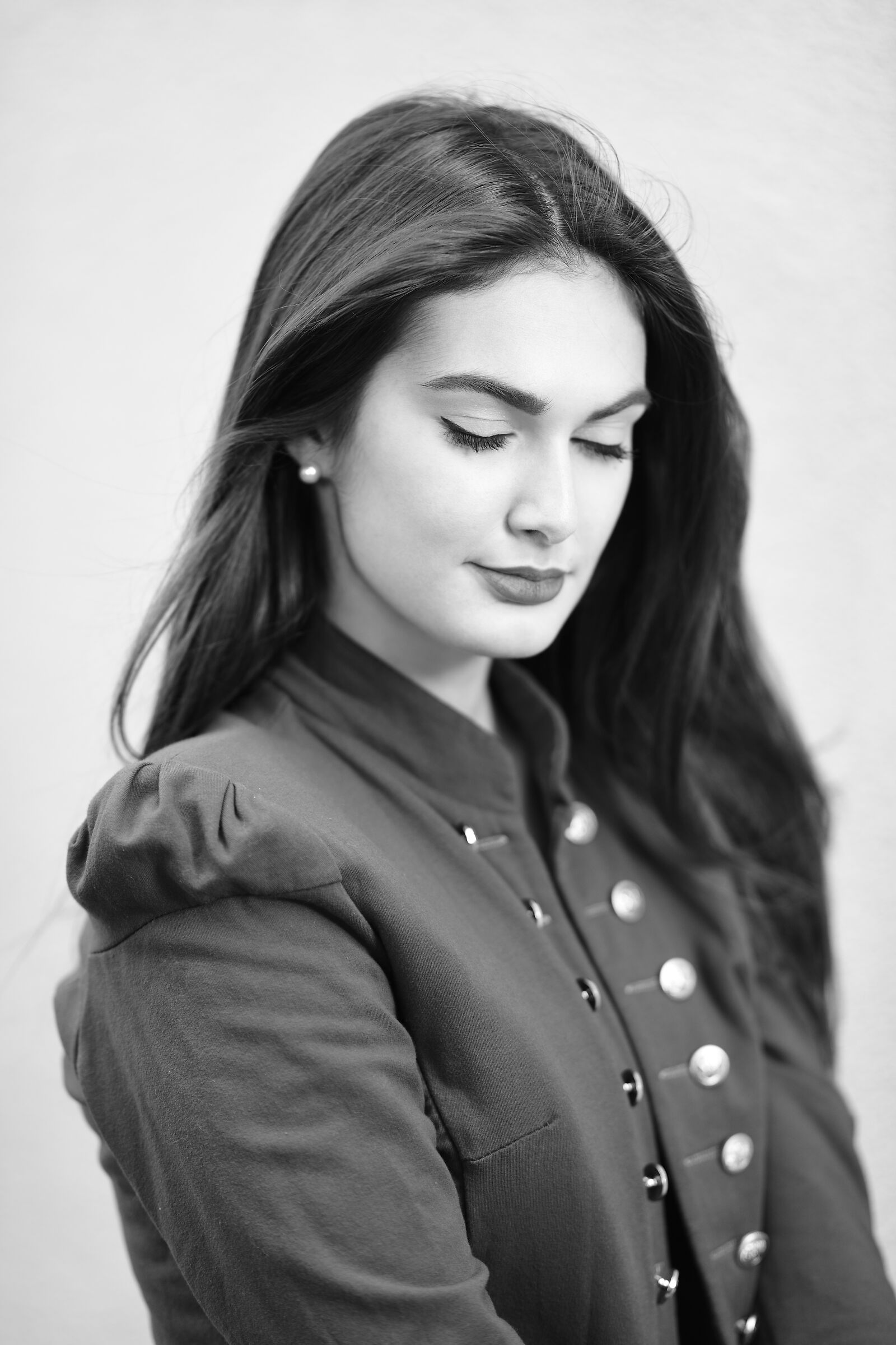 Sara bw - ritratto introspettivo