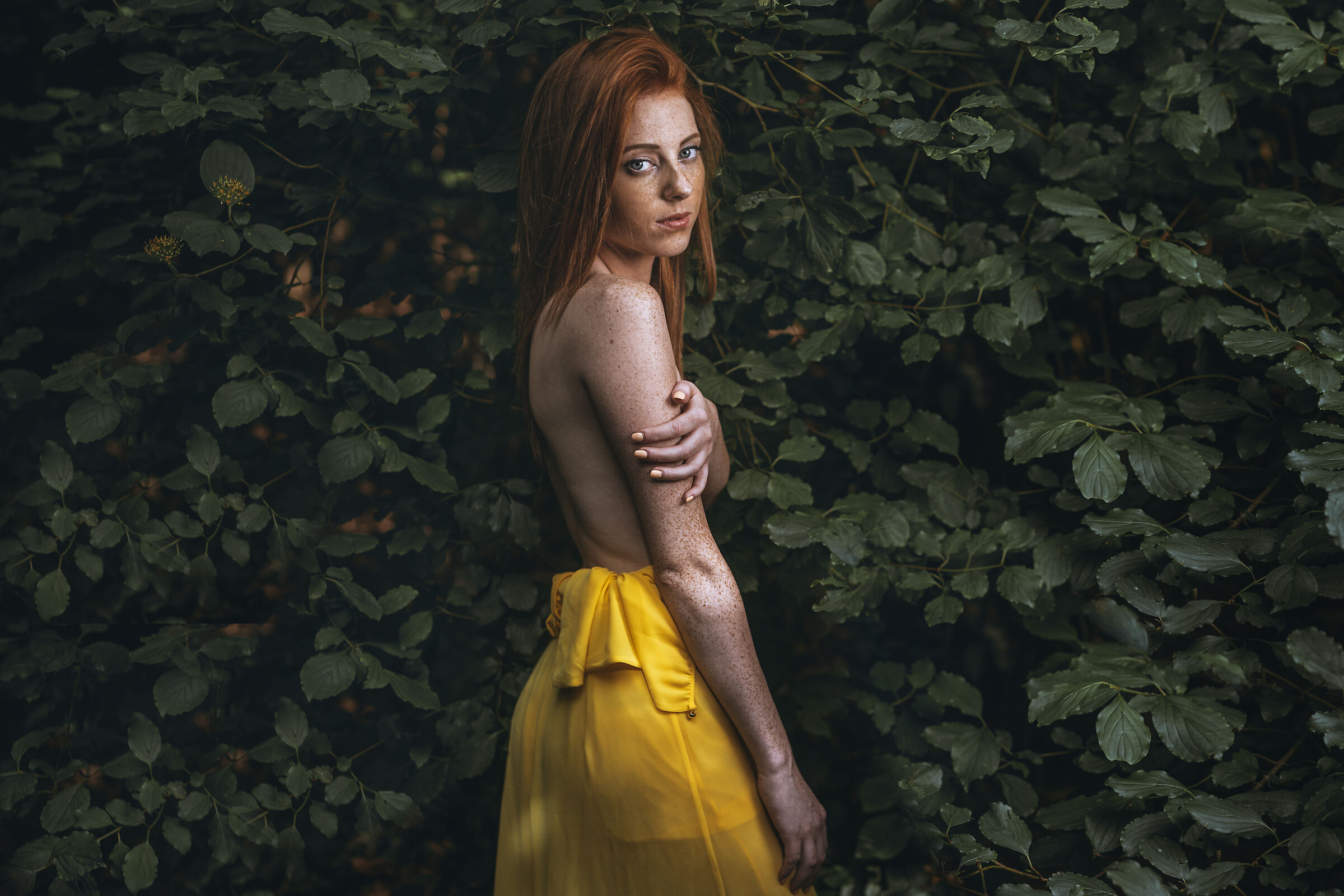 Enveloped in the green