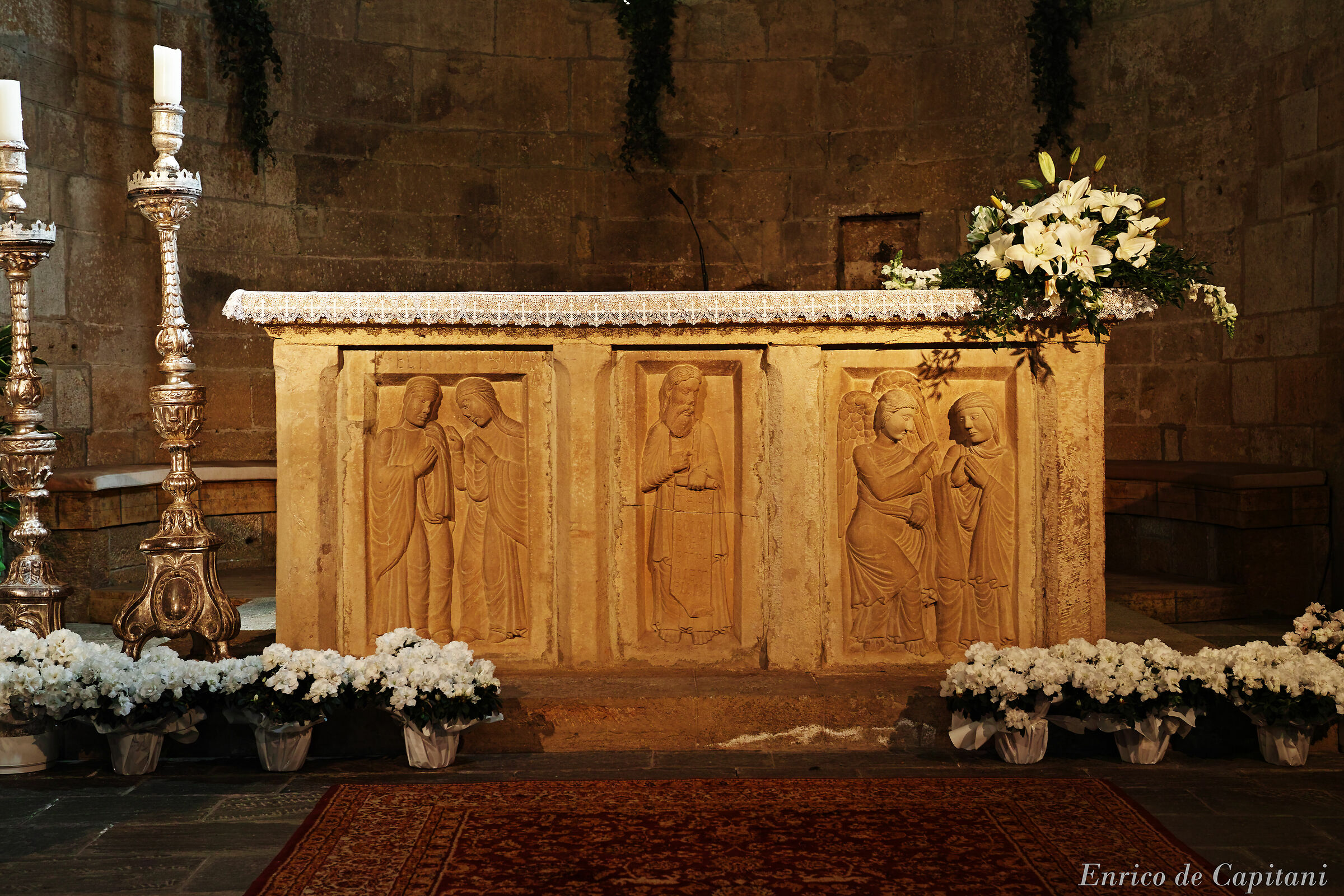 L'altare della collegiata di Castell'Arquato