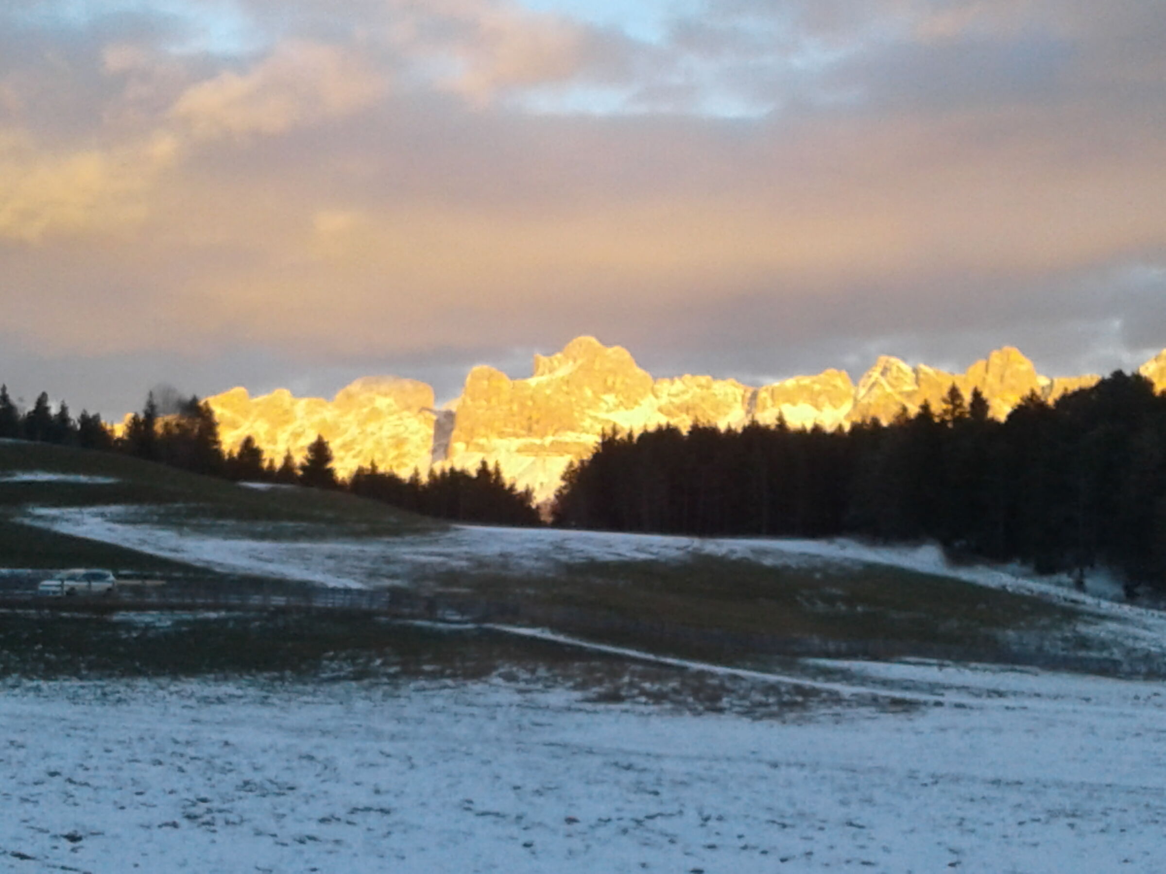 Latemar seen from new west with my eyes