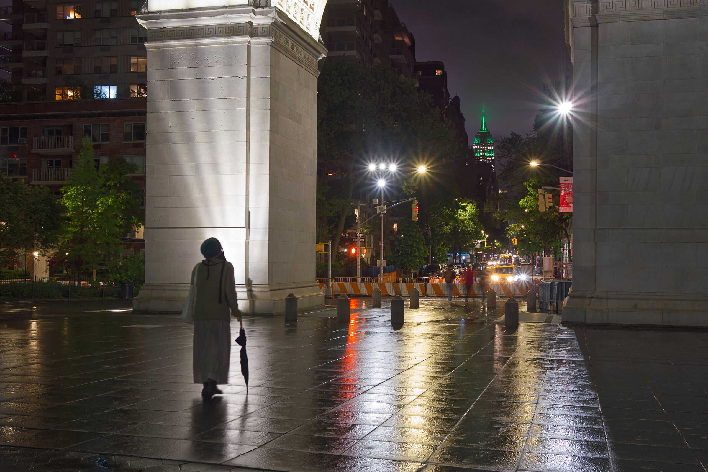 Camminando verso l'Empire State Building