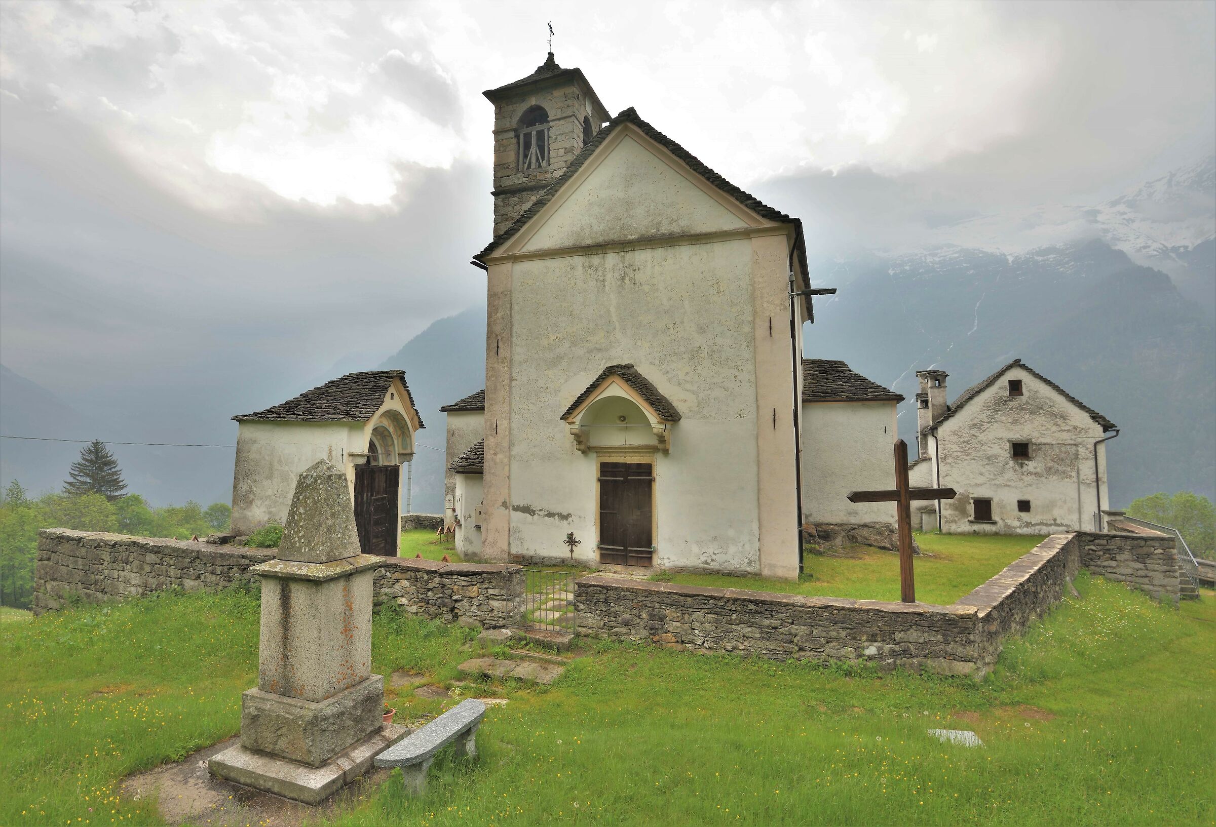 Isolated is the church dedicated to Our Lady Assumption