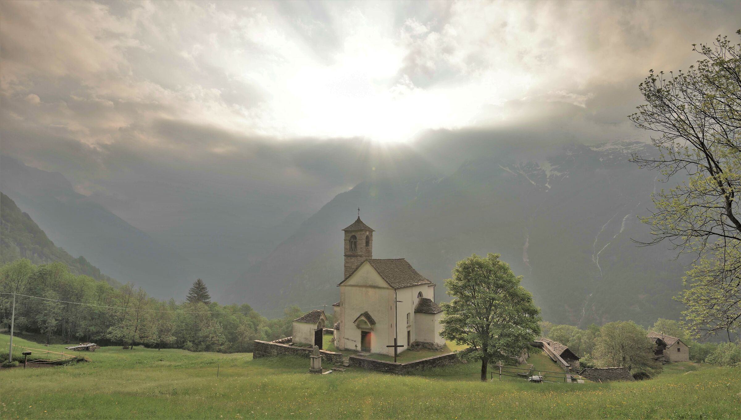 Isolated is the church dedicated to Our Lady Assumption