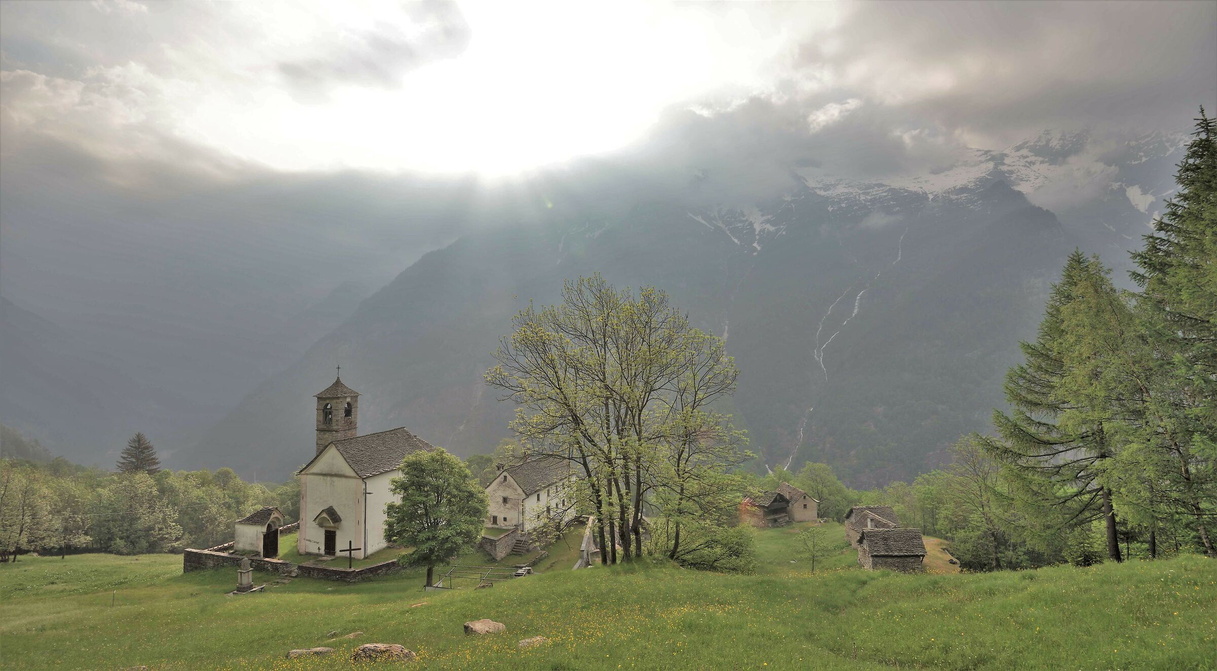 Isolated is the church dedicated to Our Lady Assumption