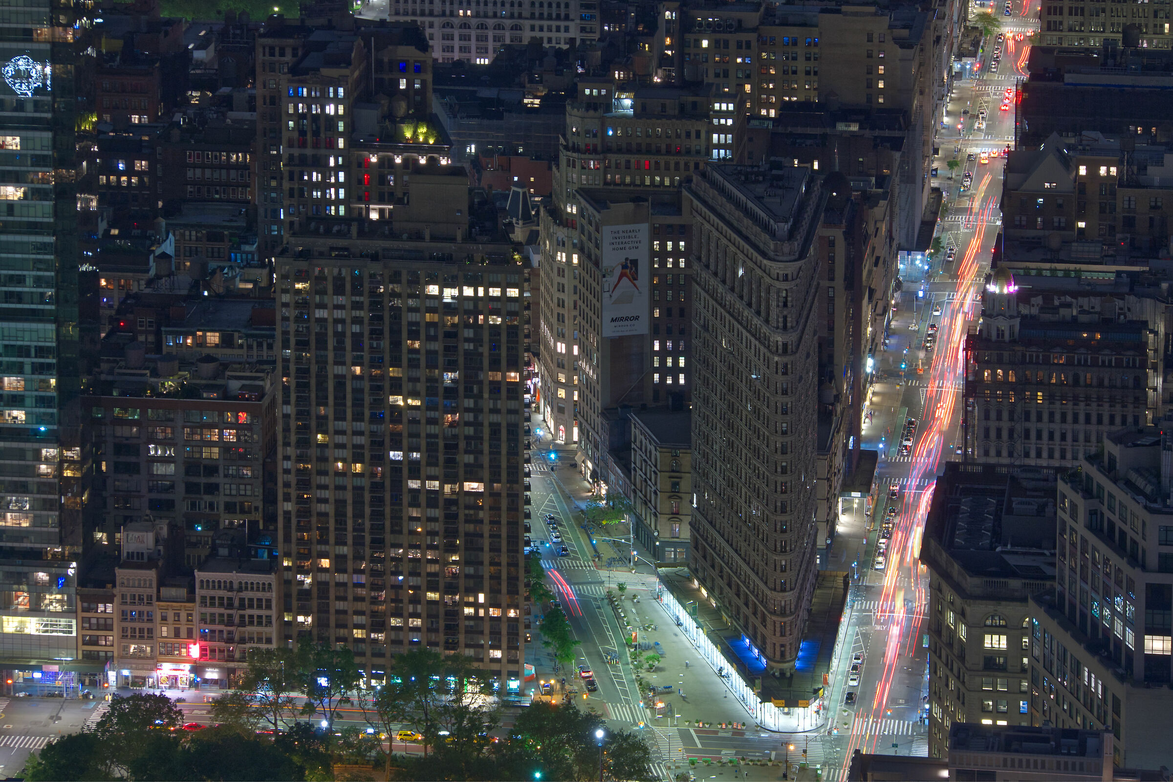 Flatiron Building dall'alto