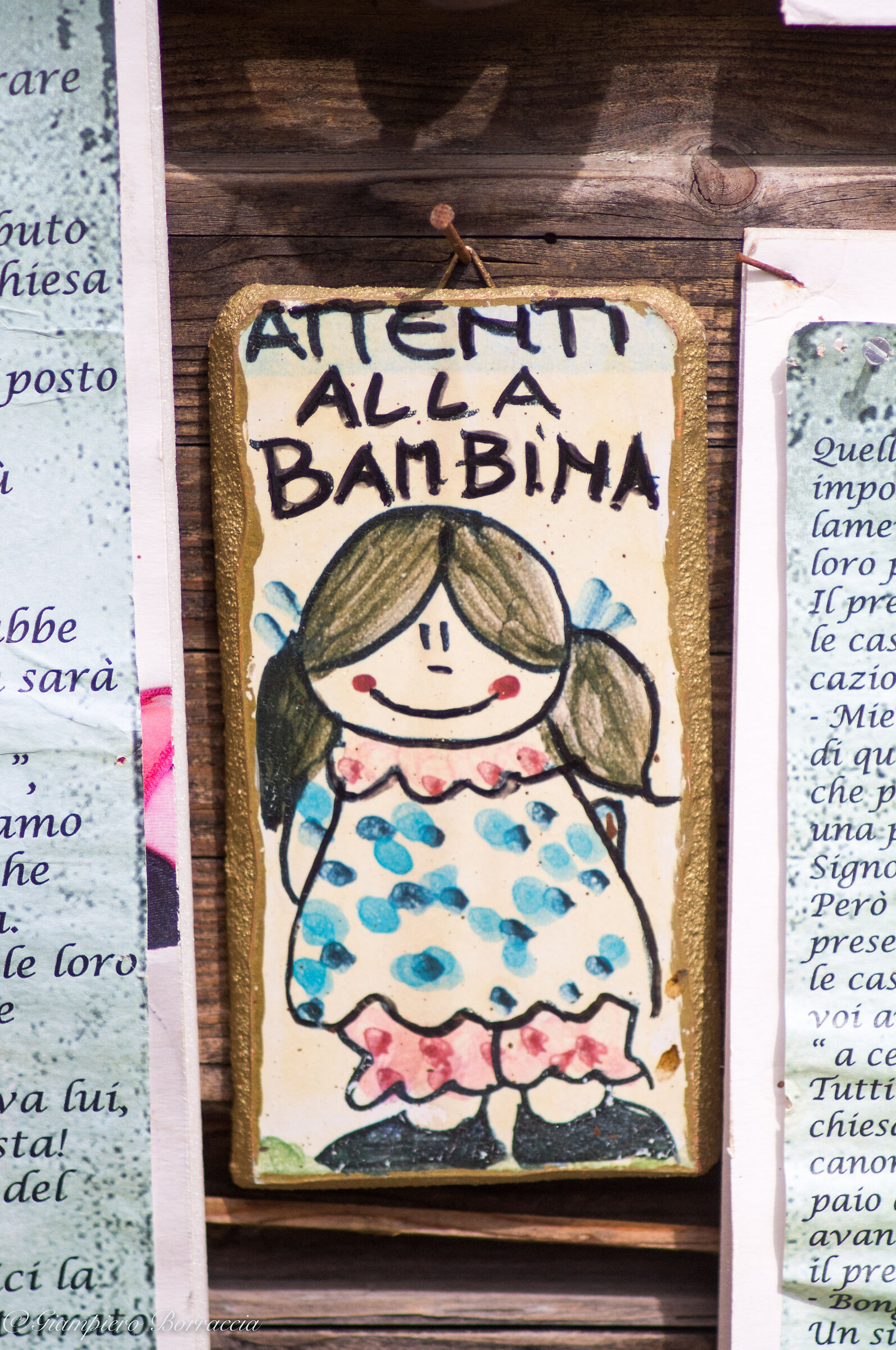 Watch out for the little girl