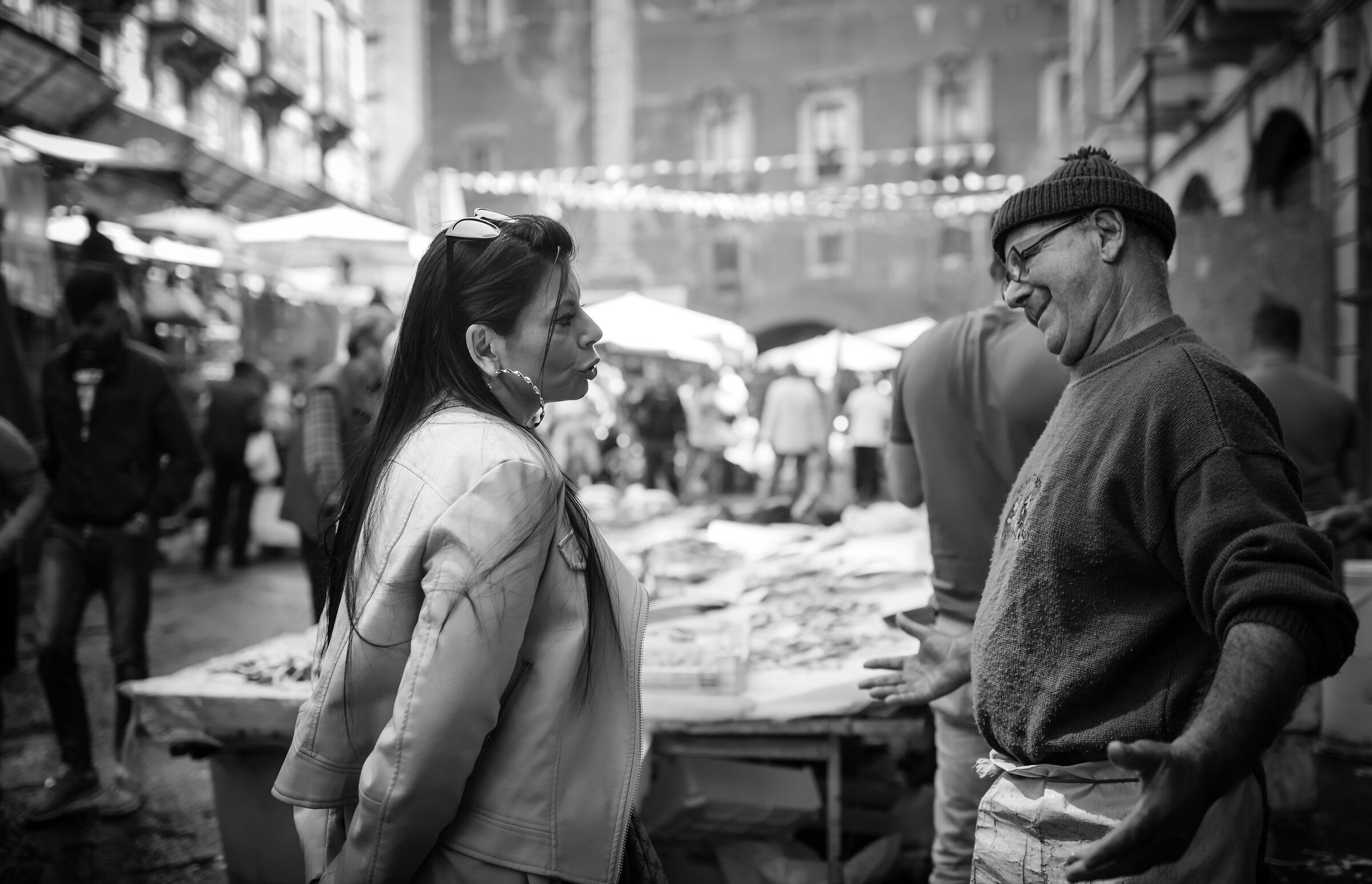 " Scene dal Mercato " - Catania