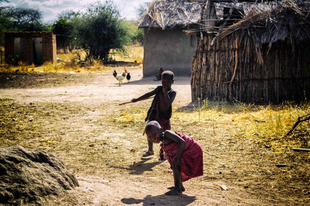 Maasai children