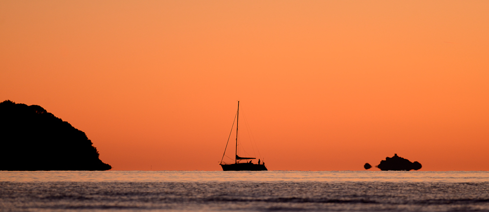 Tramonto  all'isola dello Sparviero Leggero crop