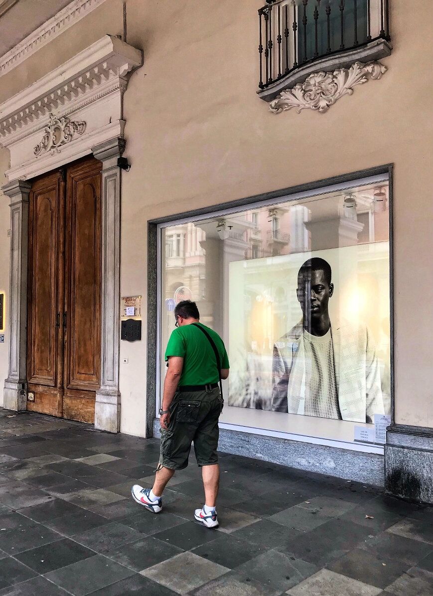 Green T-shirt in sight