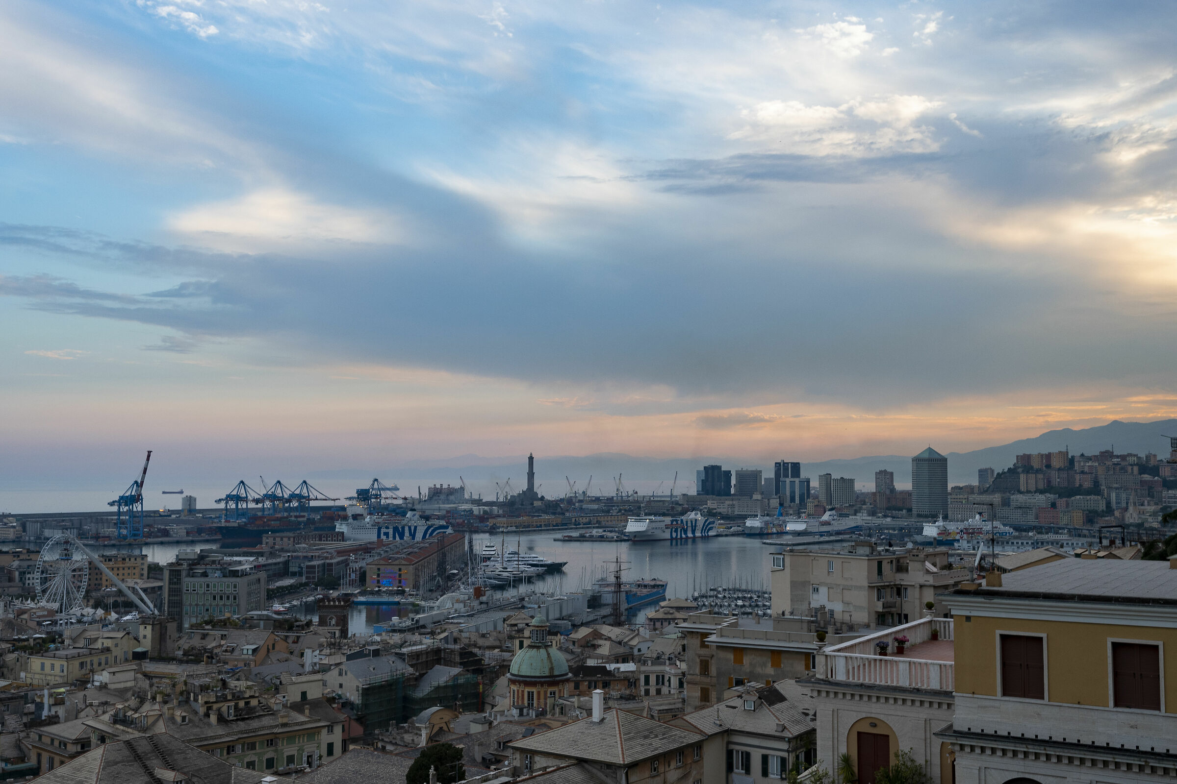 Panoramica su Genova