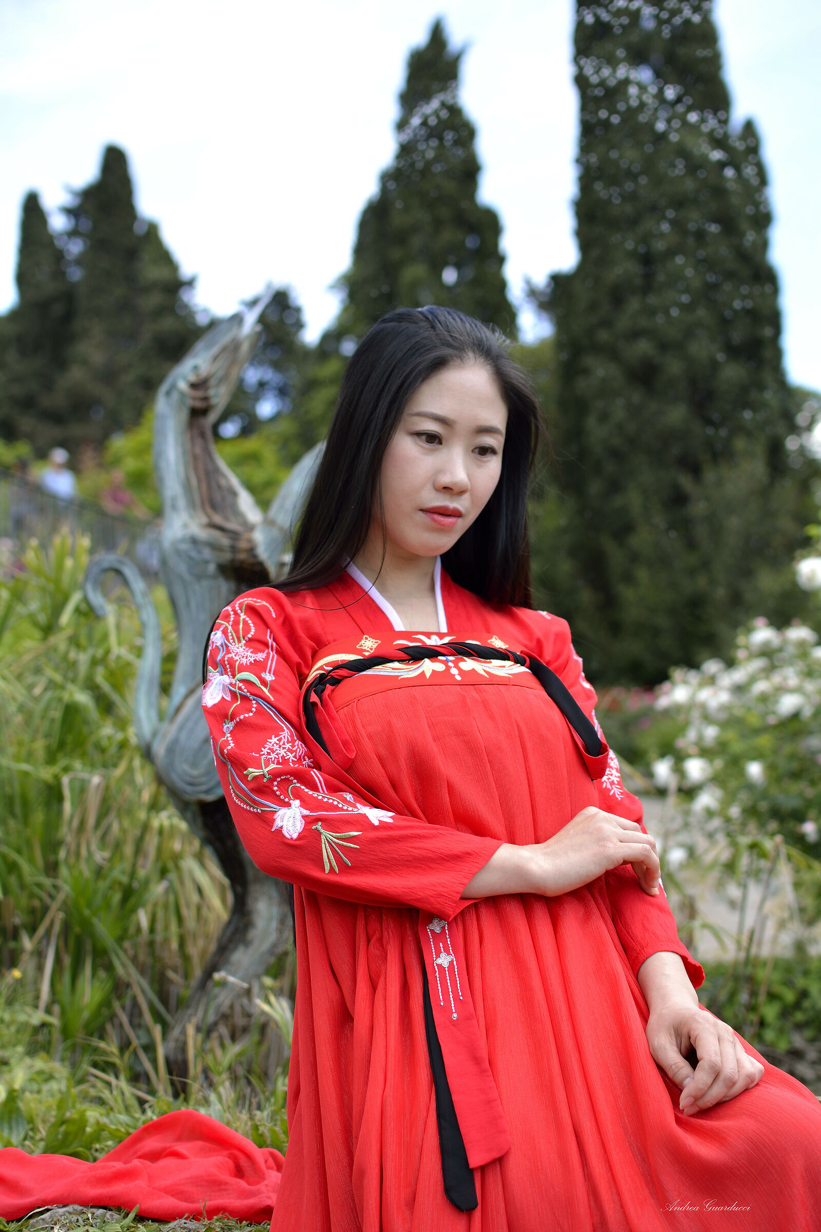 Orientale giardino delle rose