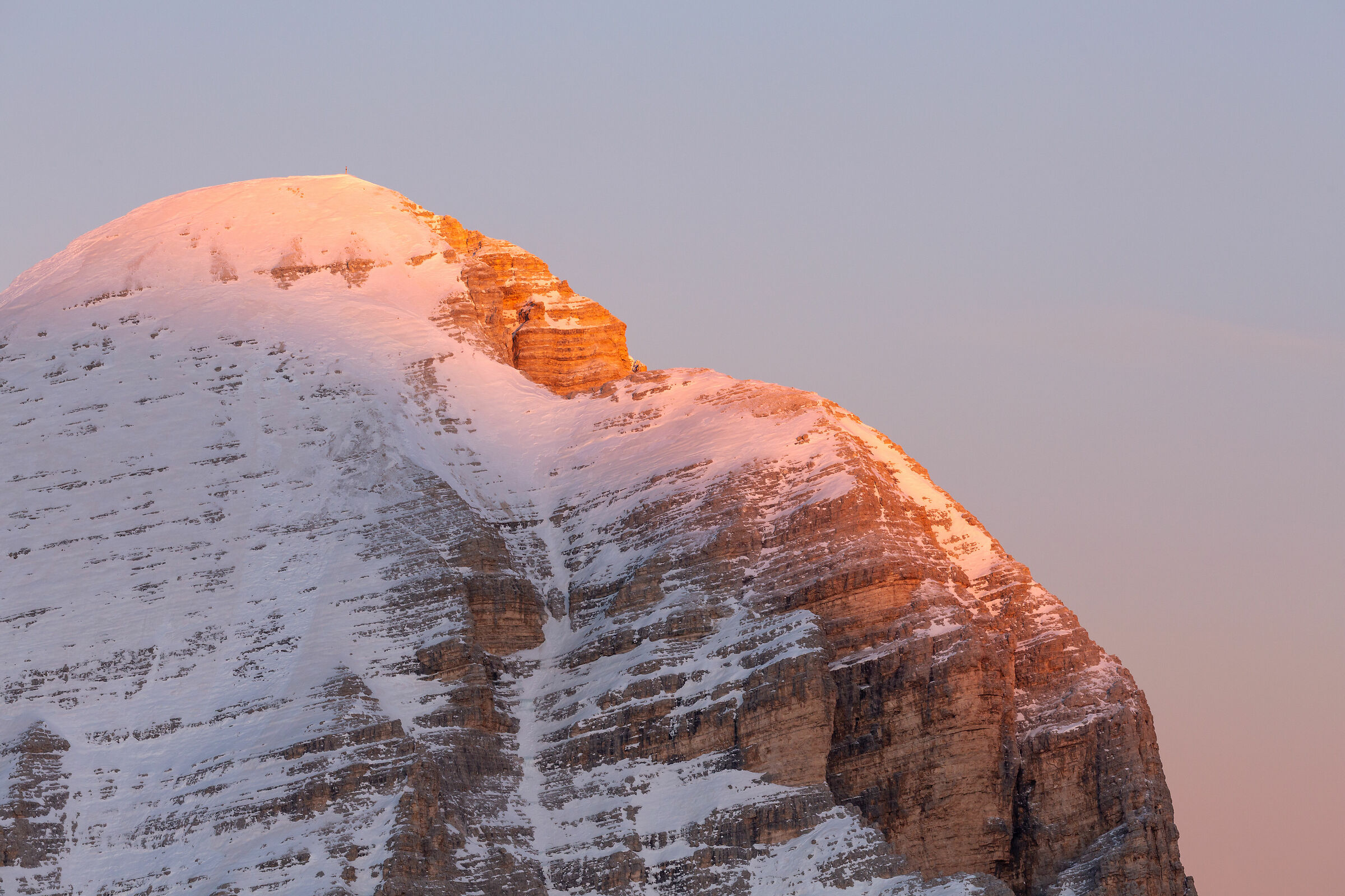 On the evening's head