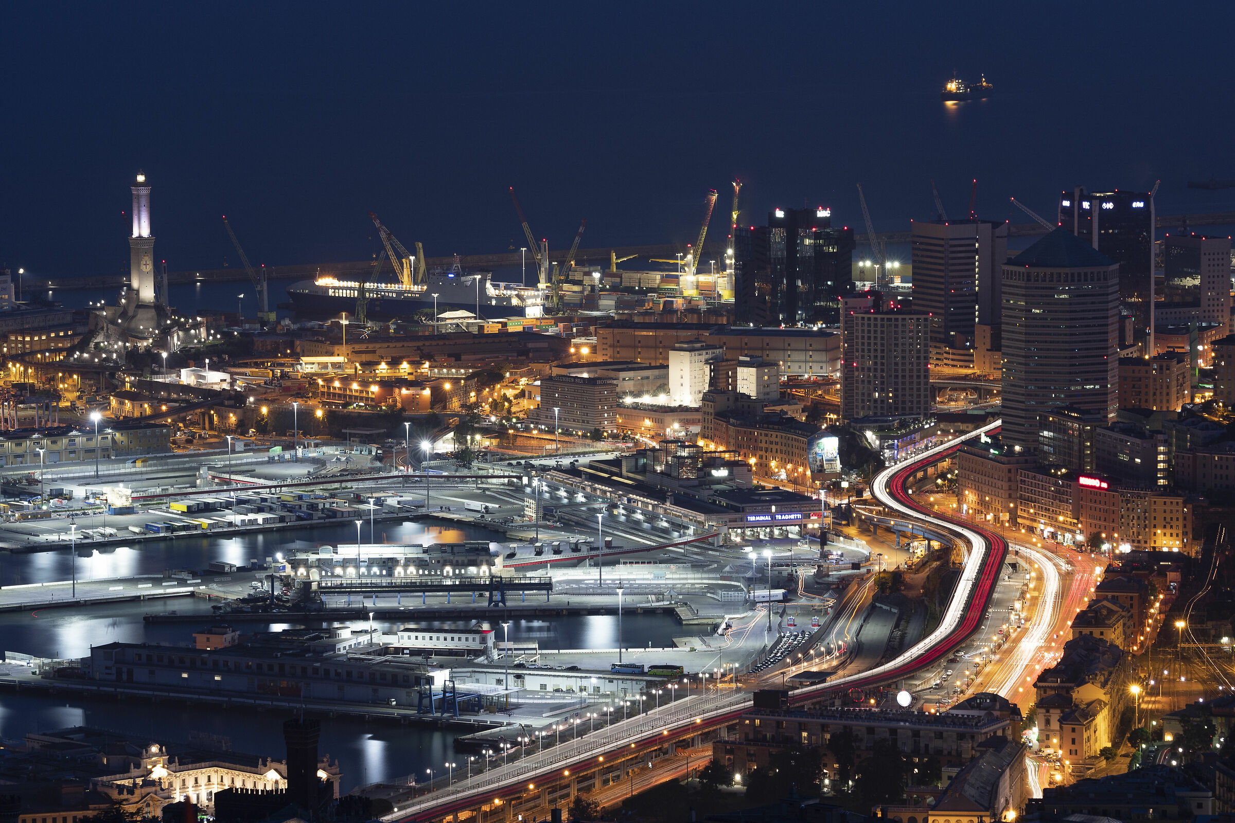Genoa as seen from Righi