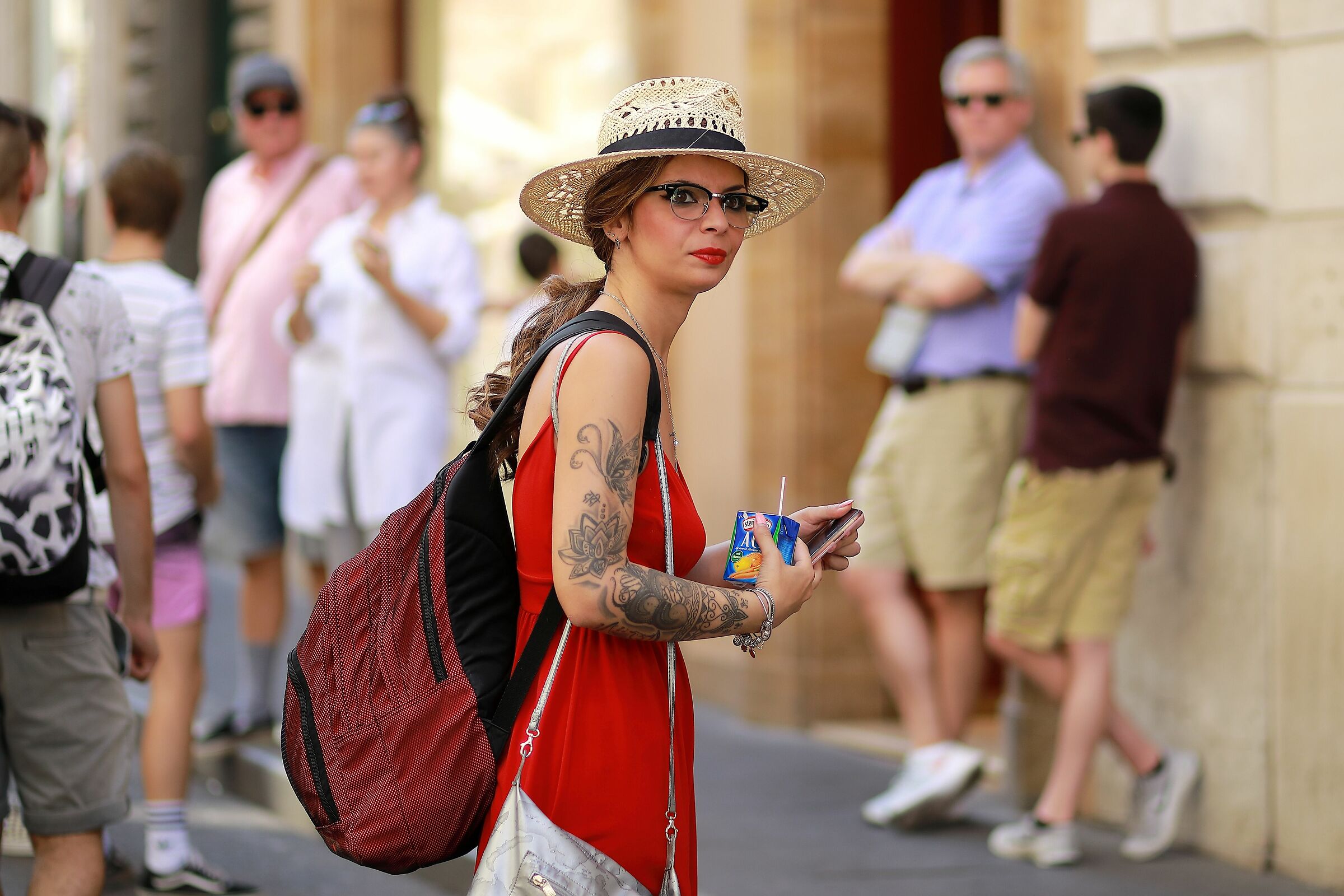 Un grosso zaino pieno di speranze