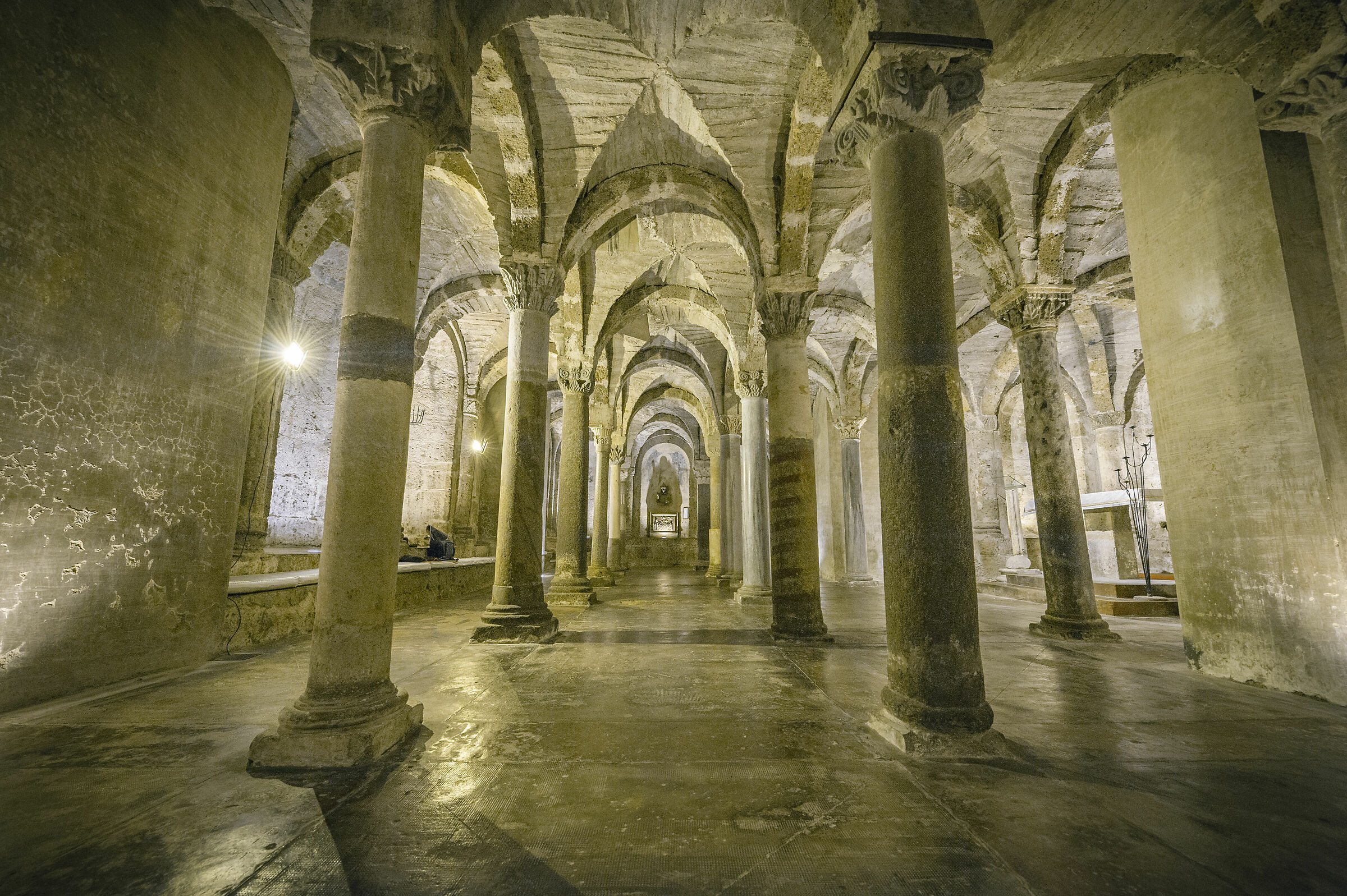 the kripta of the cathedral