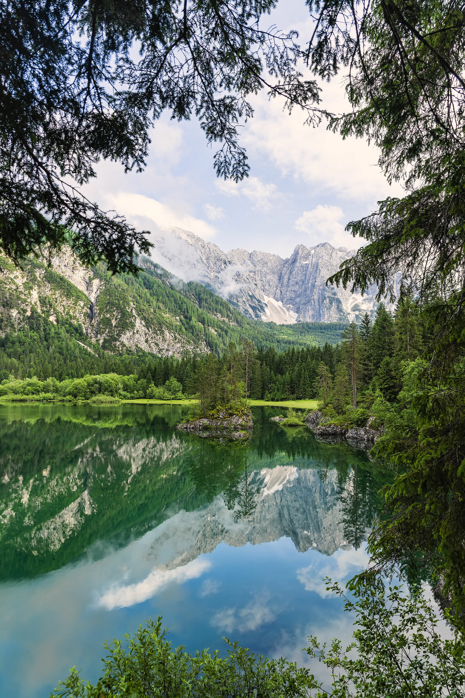 Mirrored at Lake Fusine