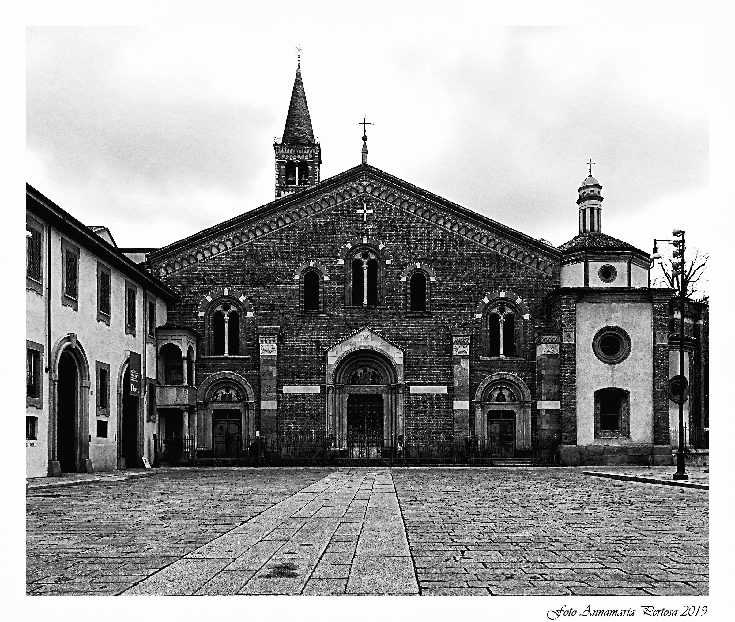 The Church of St. Eustorgio in Milan