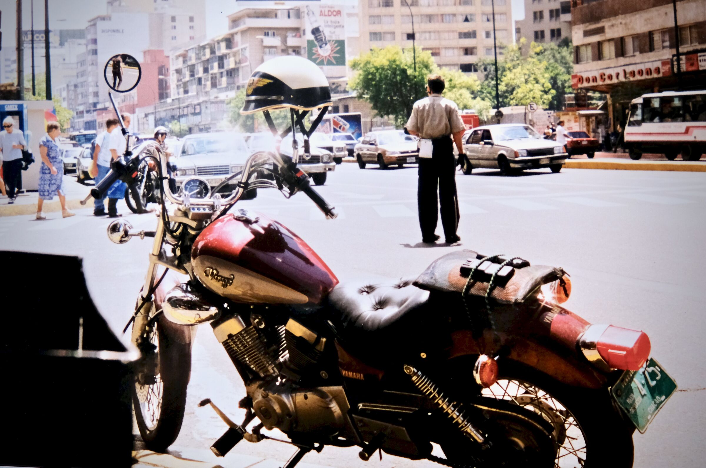 Venezuelan vigilante in Caracas