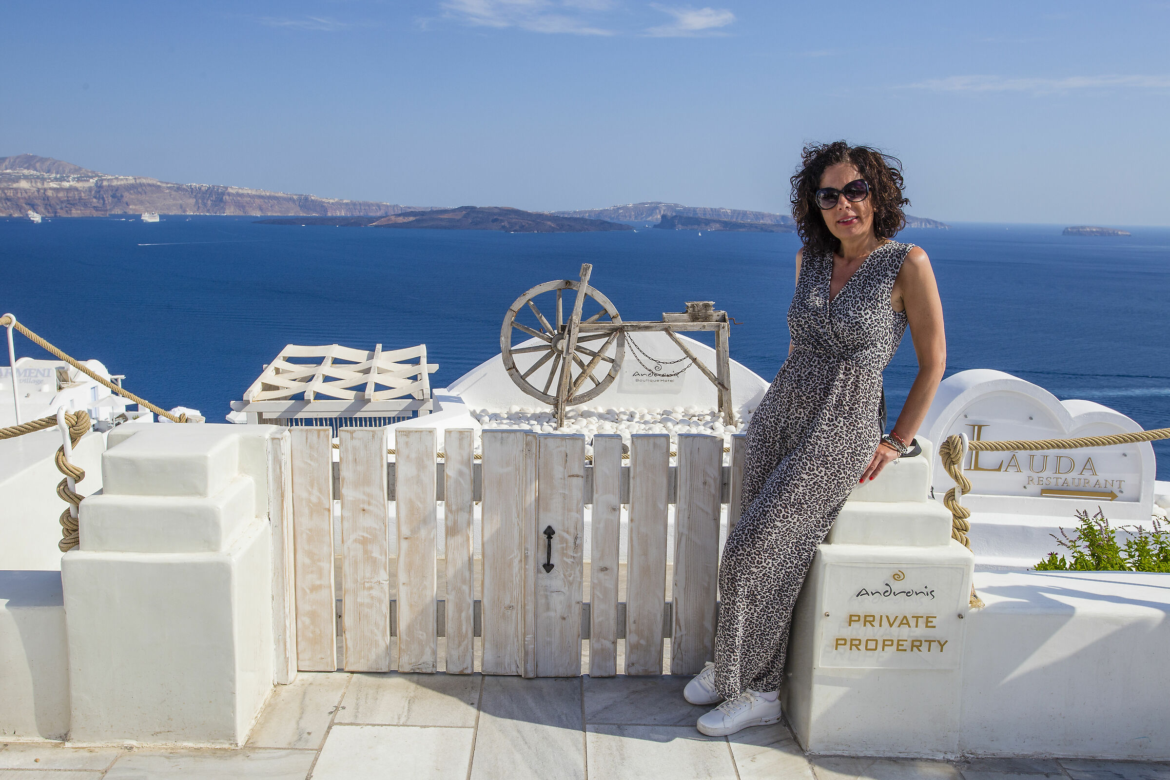 Portrait in Santorini