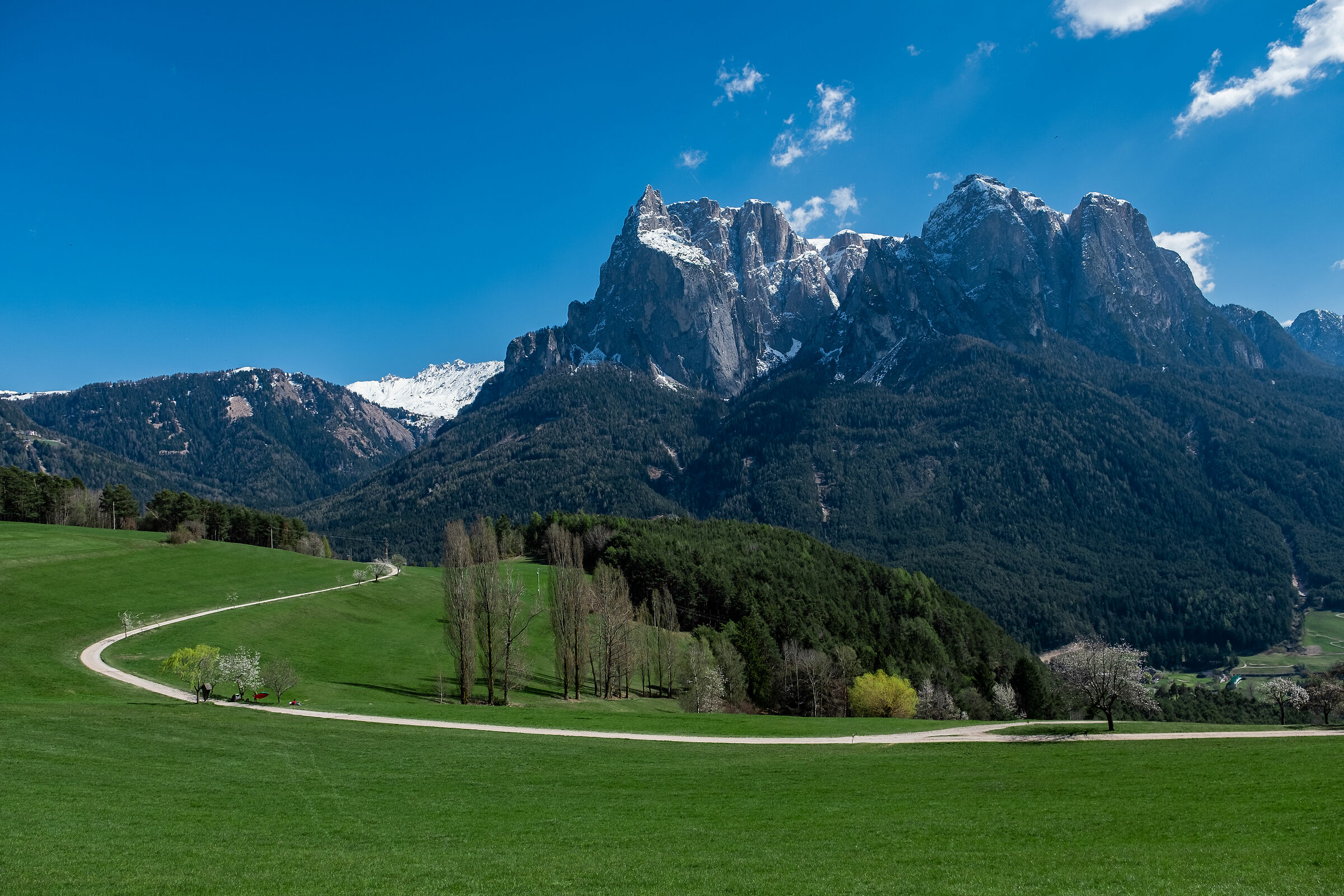 Le Dolomiti al cambio di stagione - Castelrotto