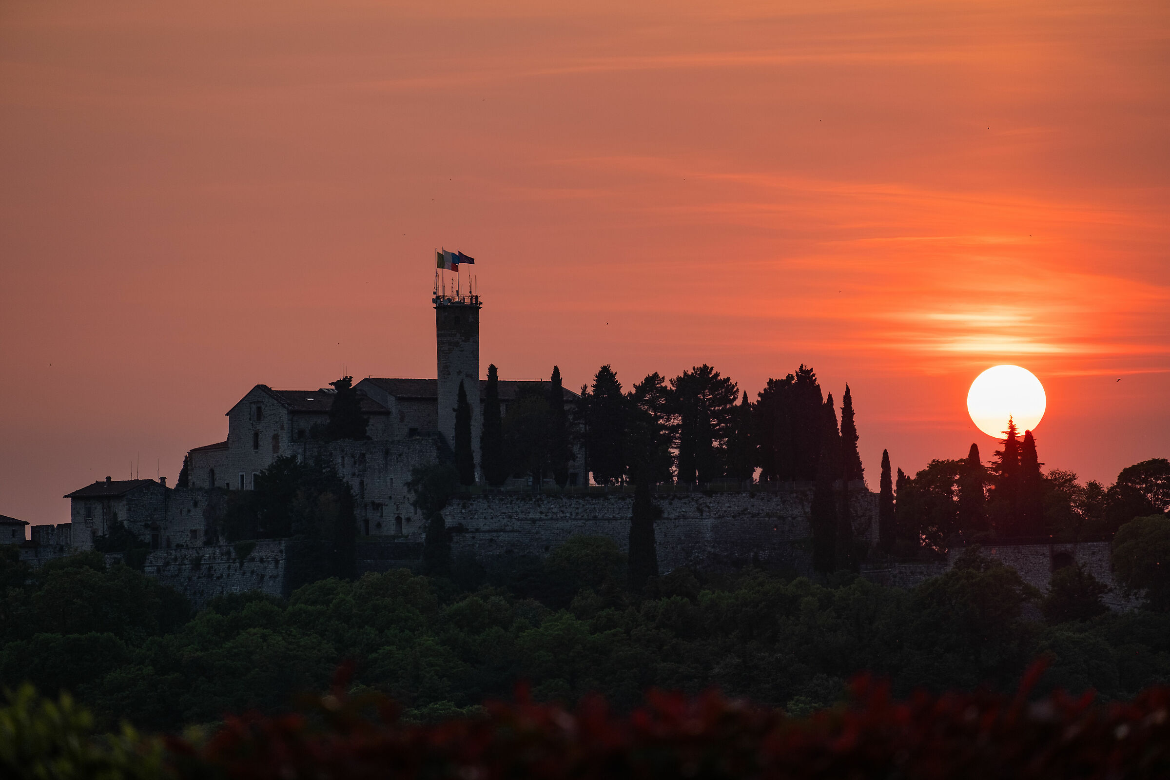 Tramonto cittadino con vista - Brescia