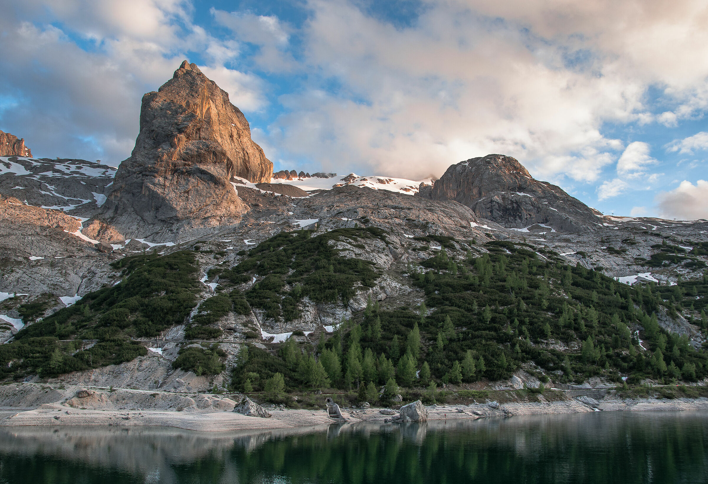 At sunset (Marmolada)