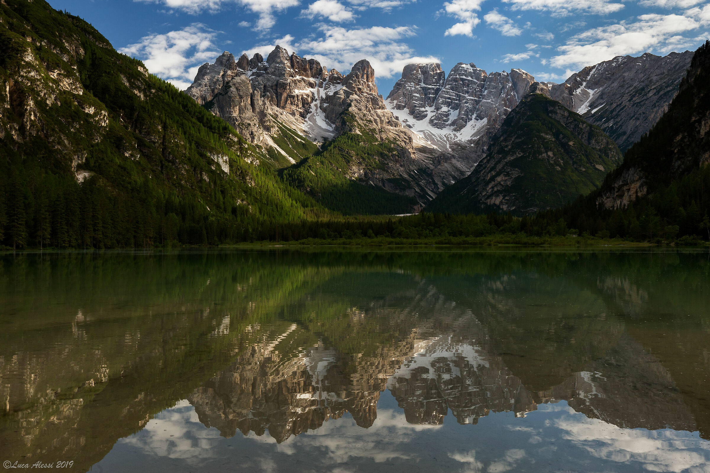 Monte Cristallo e il lago di Landro