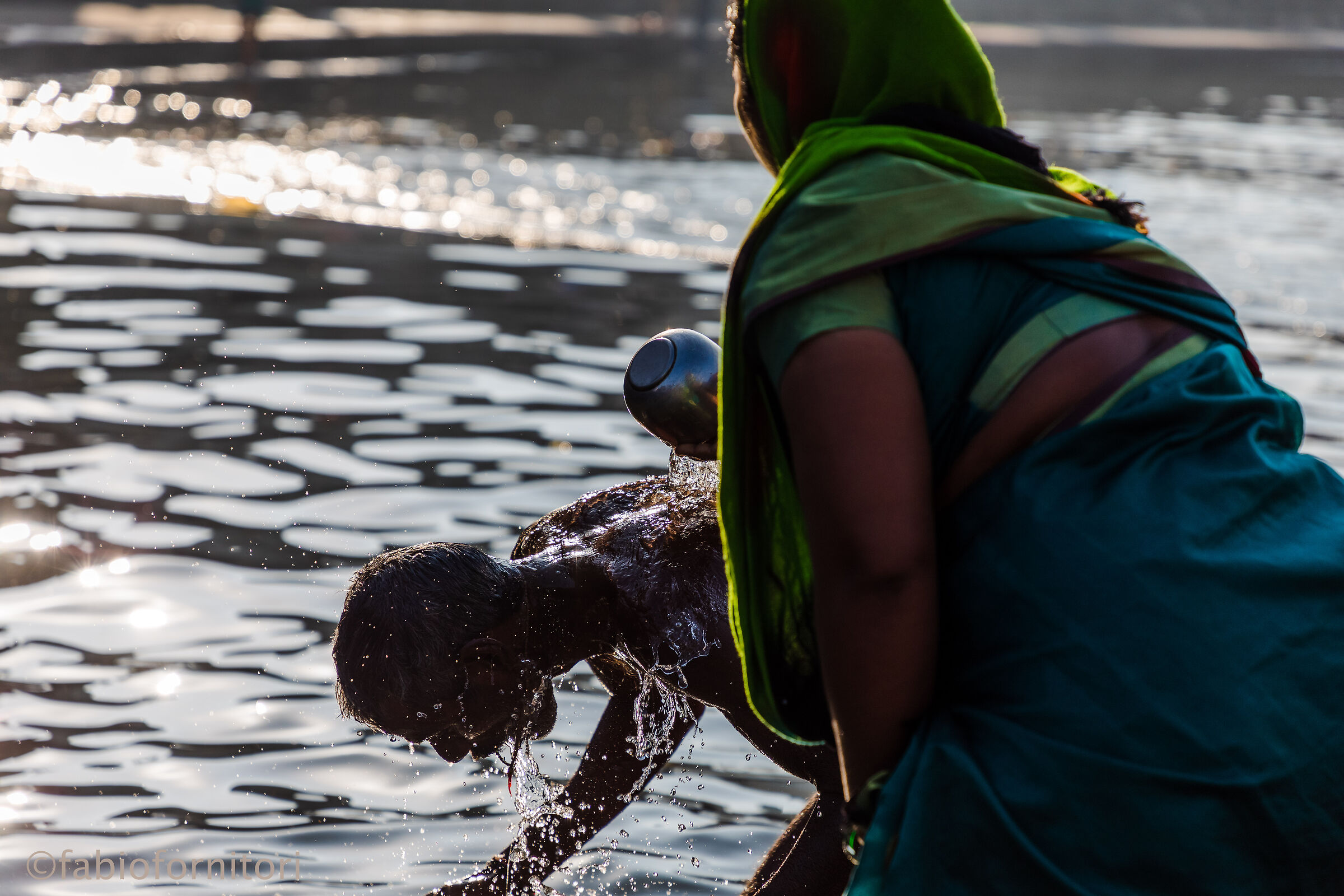 Nashik , Abluzioni , India 2018