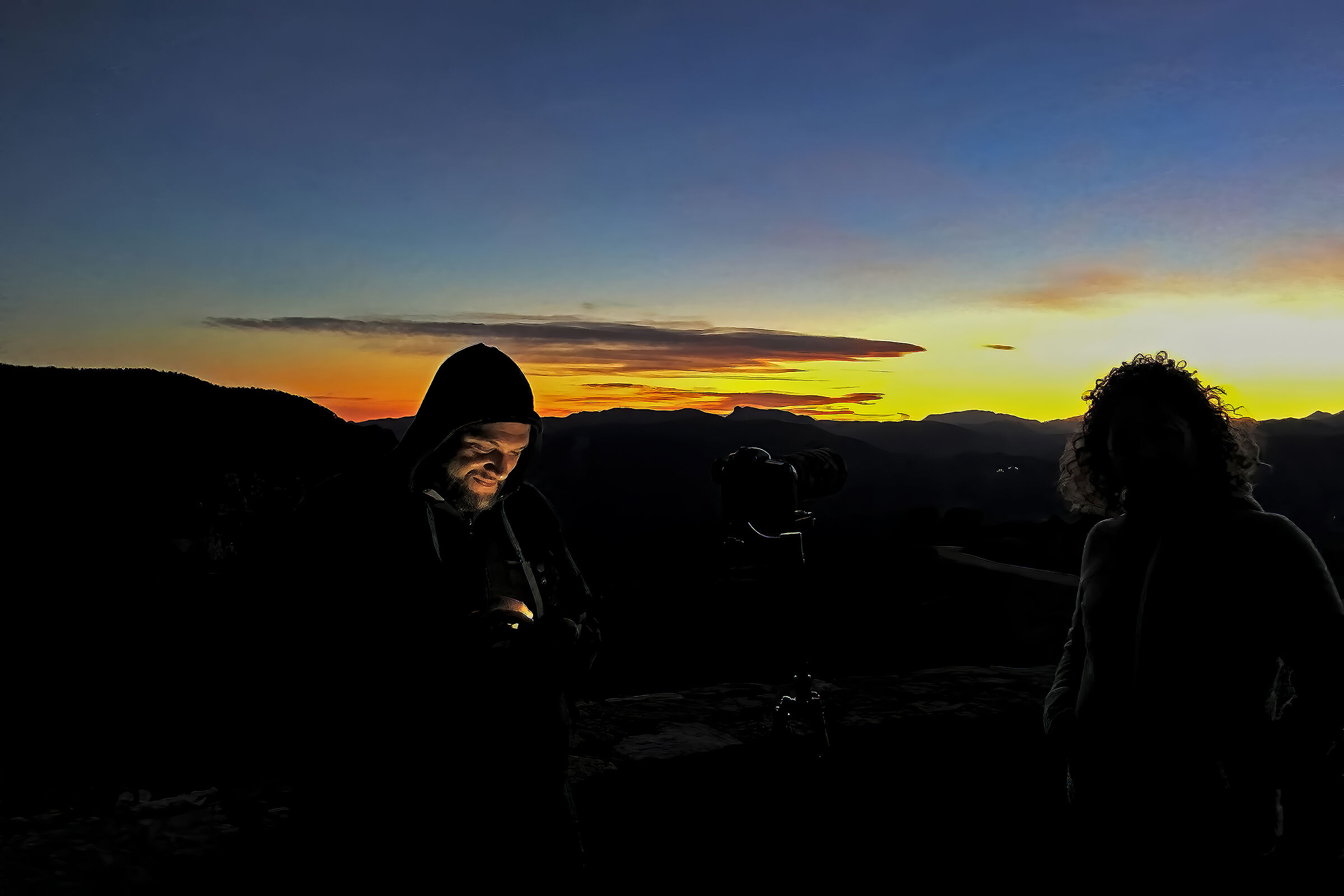 in attesa della luce giusta