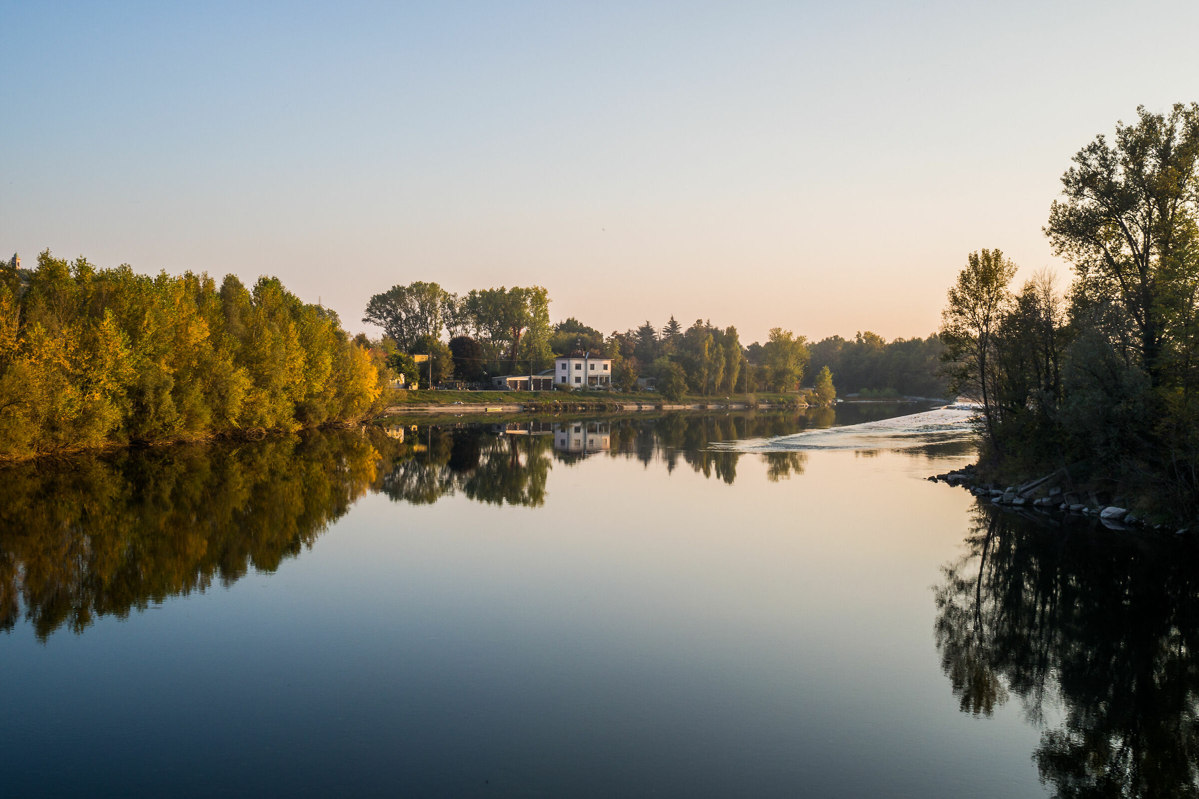 Ticino from the Oleggio Bridge