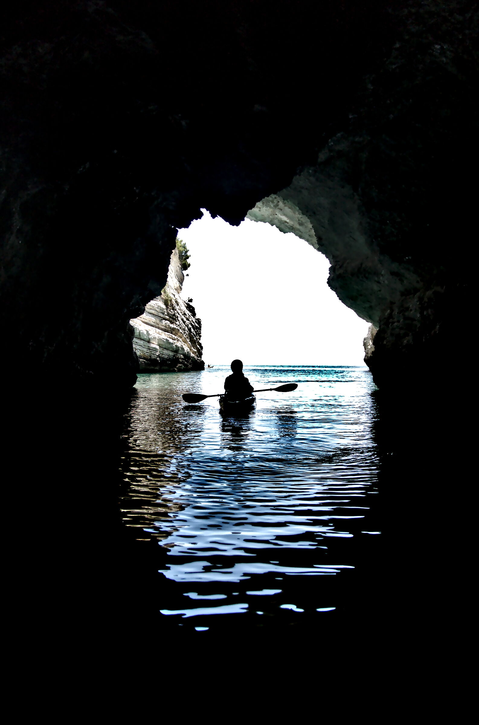 Gargano Sea Caves / Silhouette