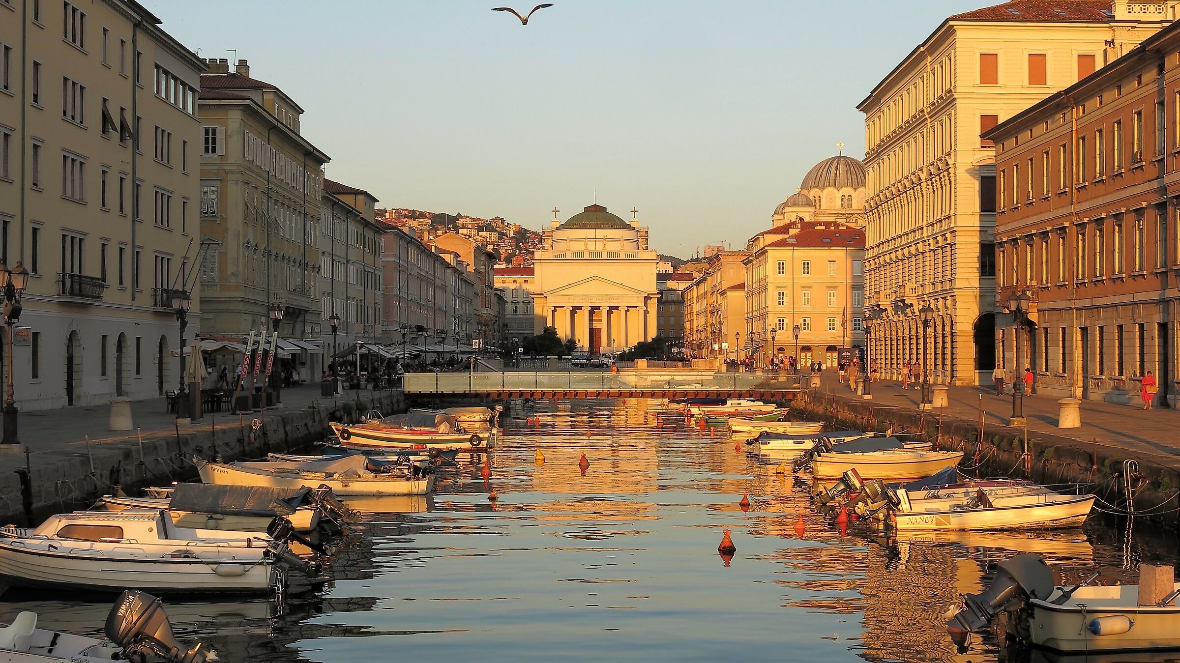 canal grande al tramonto