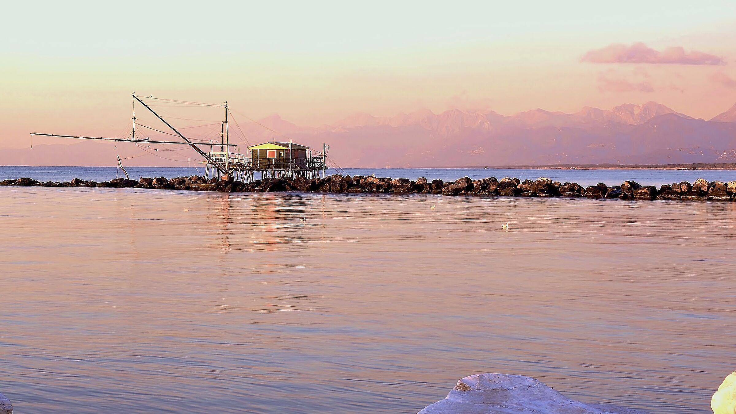 N°2 Postazione di pesca  a Bocca d'Arno