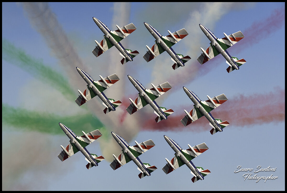 Tricolour arrows at Punta Marina 2019