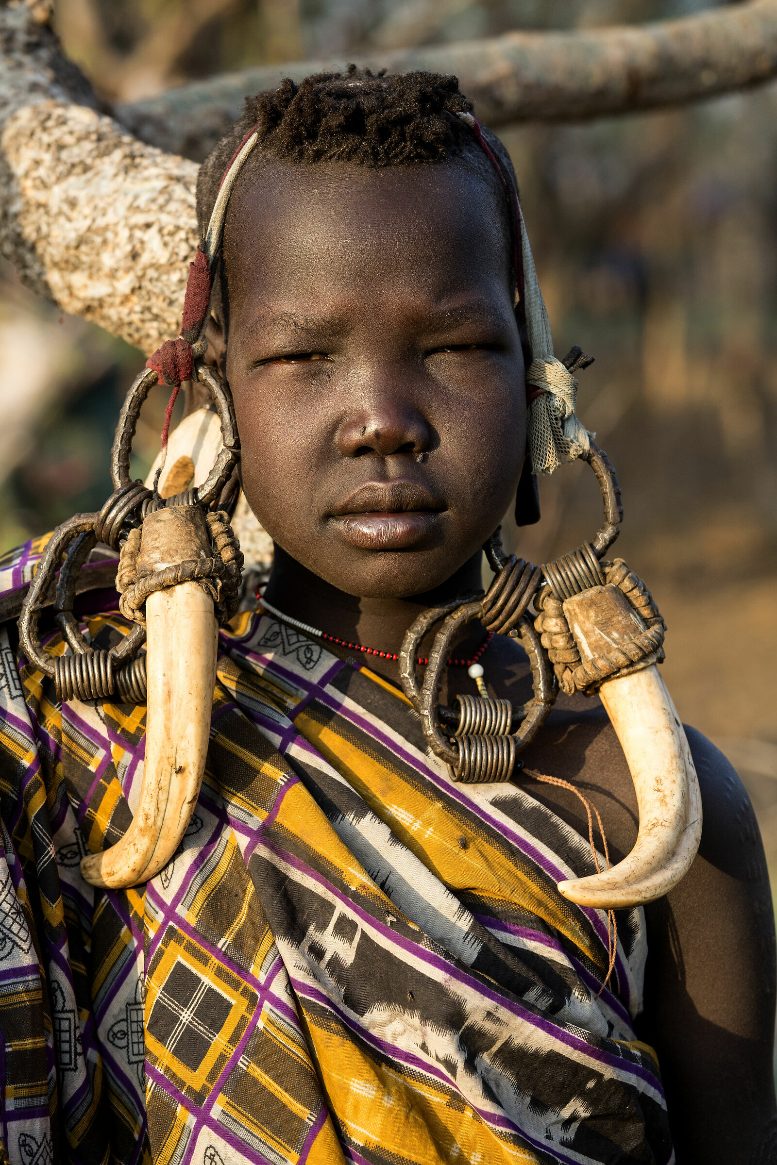 Girl of the Mursi Tribe