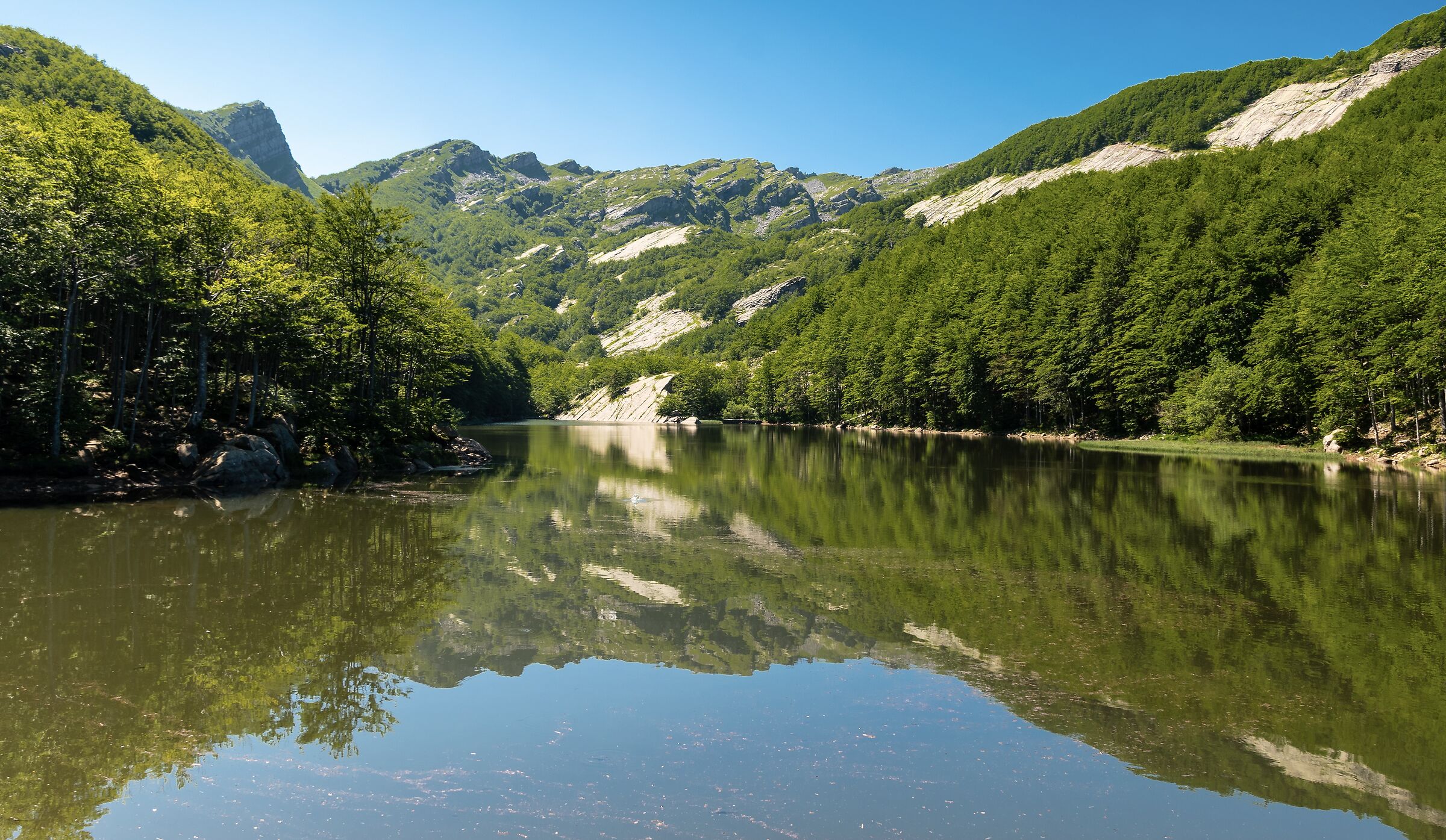 Lake on the Apennines
